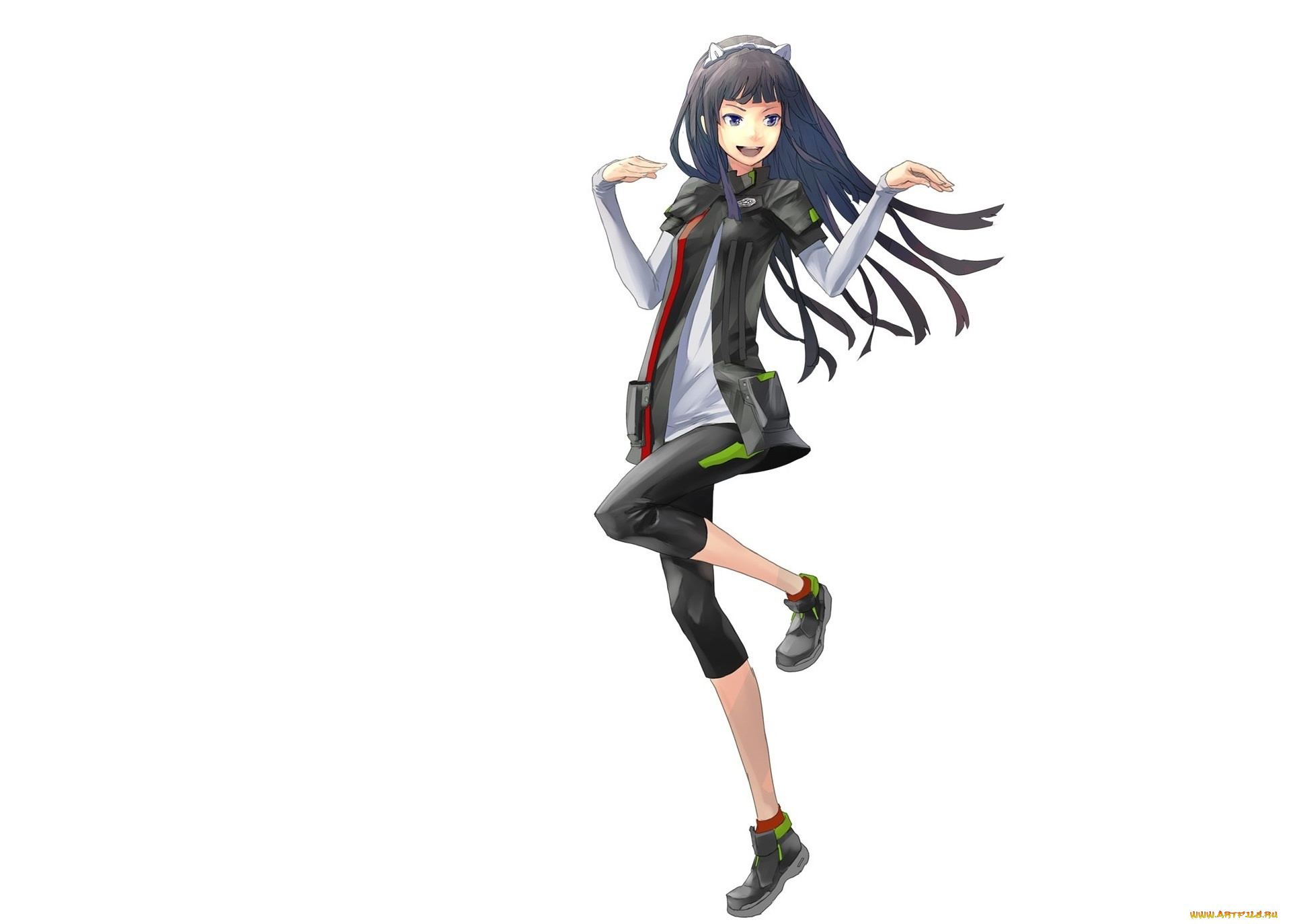 аниме, guilty, crown, девушка