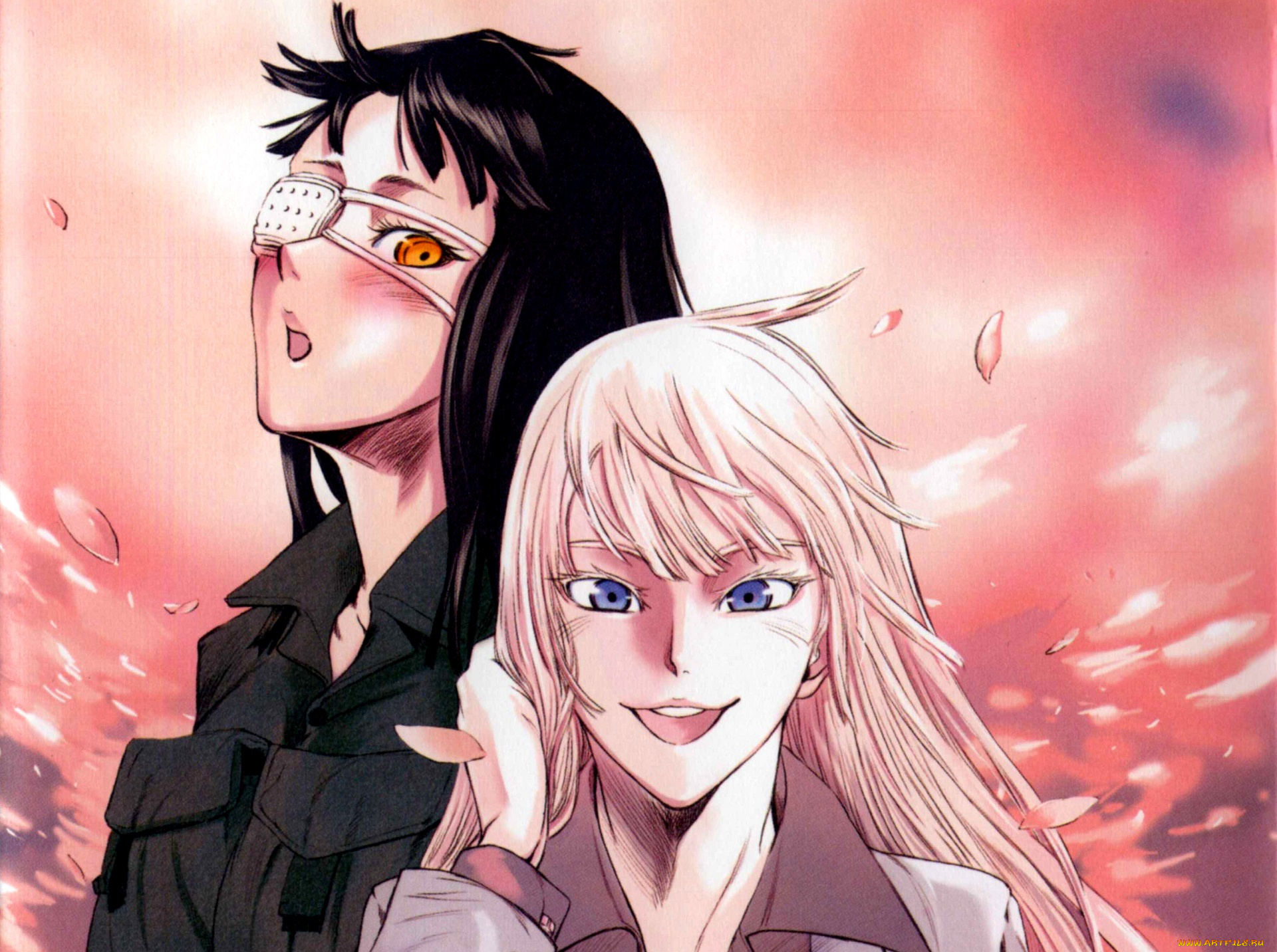 аниме, jormungand, девушки