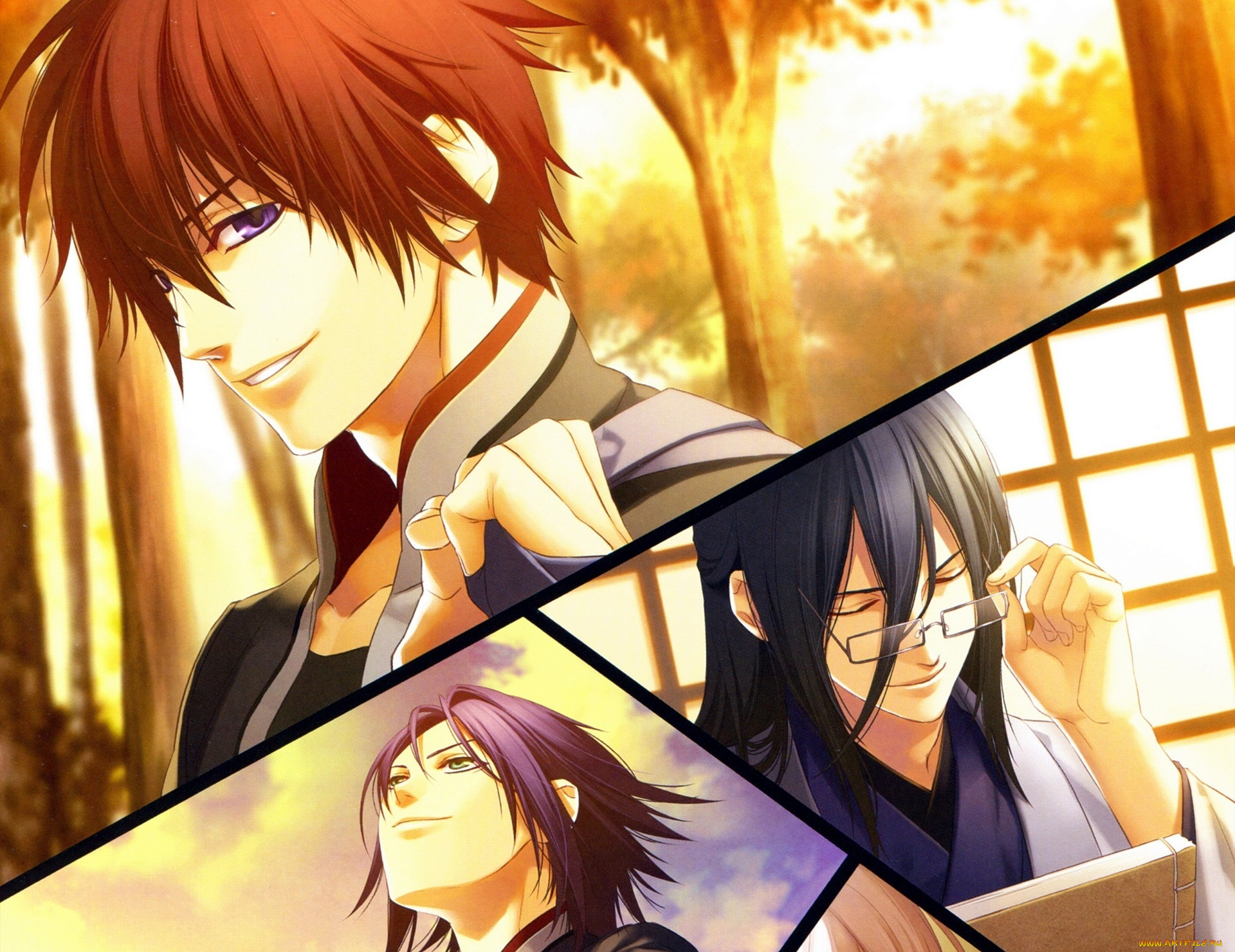 аниме, hiiro, no, kakera, парни