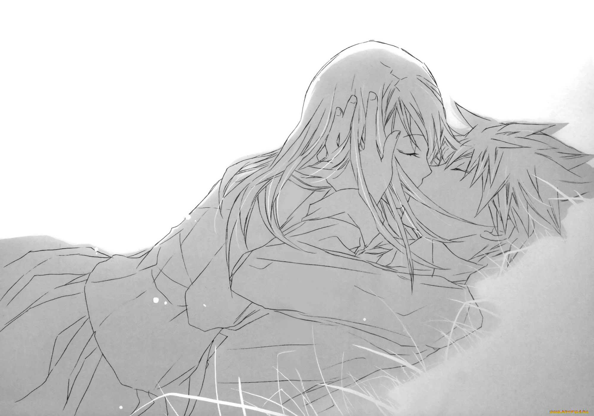 аниме, hikaru, ga, chikyuu, ni, itakoro, пара