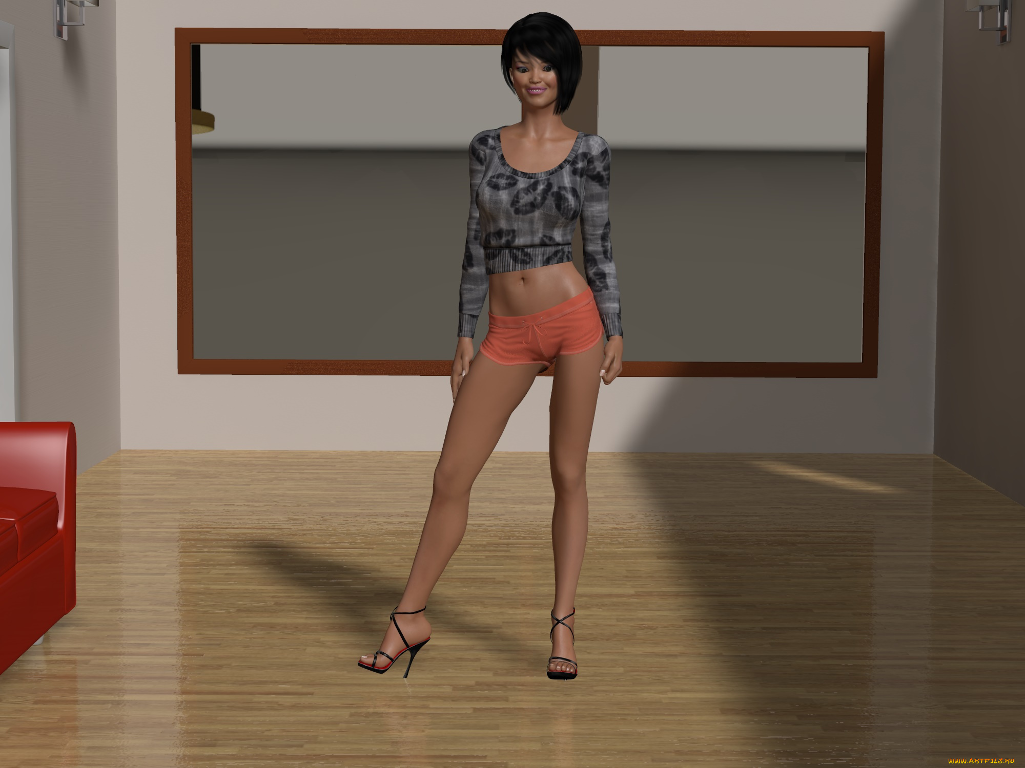 3д, графика, люди, , people, девушка, взгляд, фон