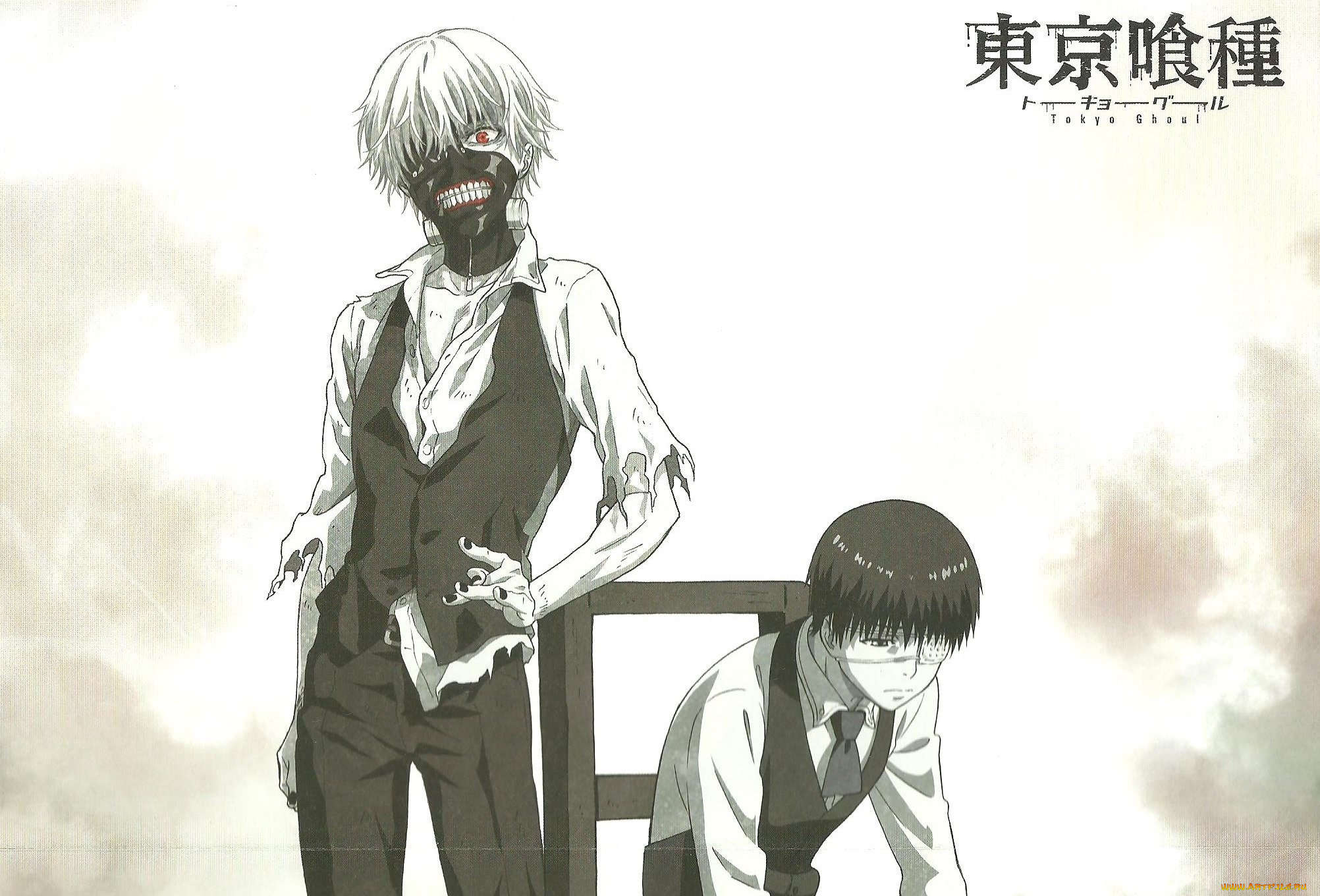 аниме, tokyo, ghoul, канеки