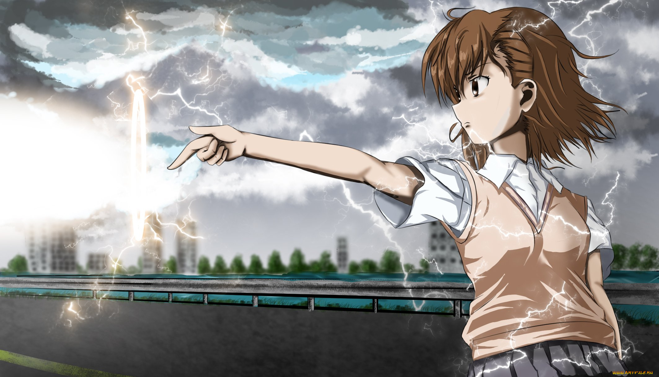 аниме, toaru, majutsu, no, index, девушка