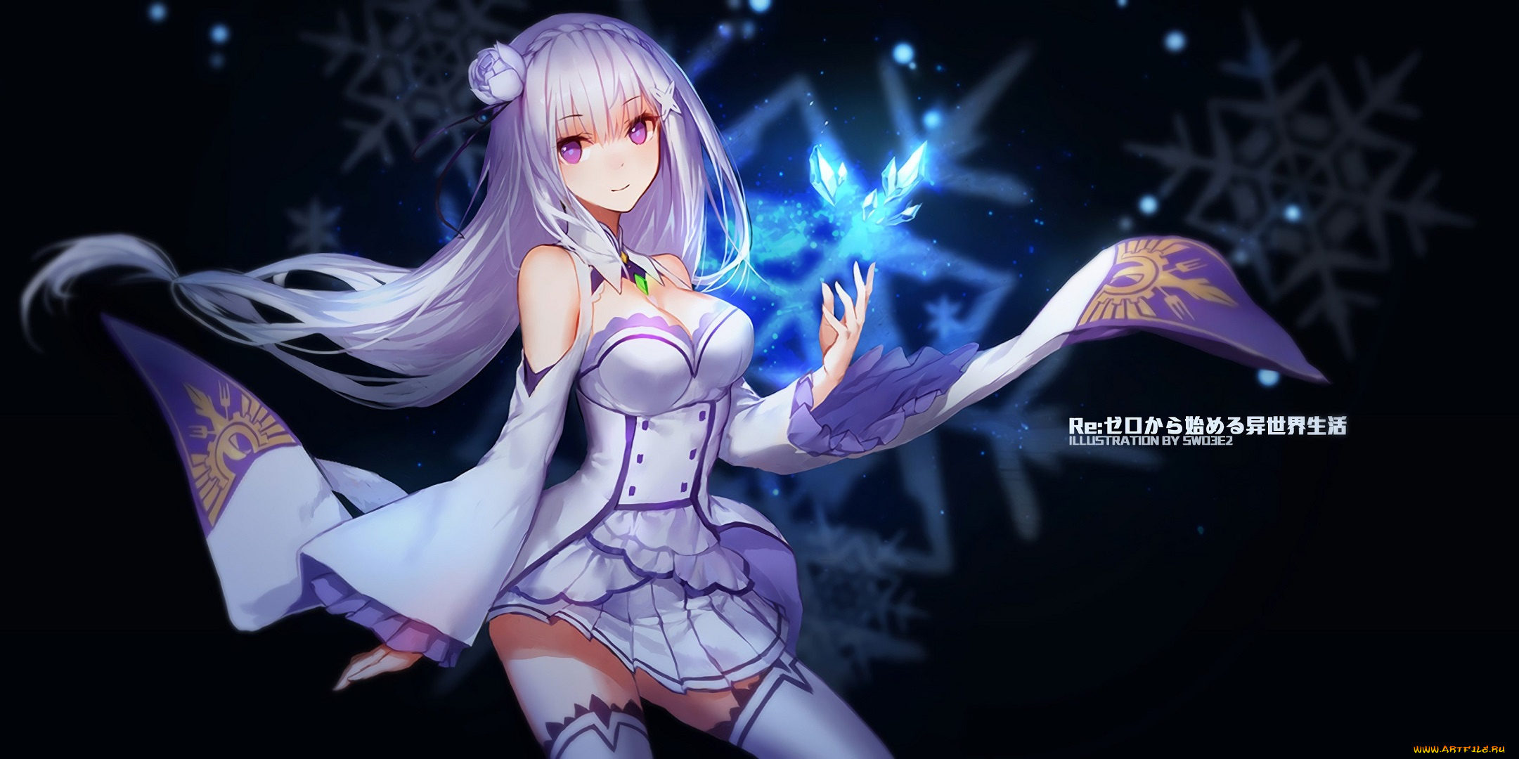 аниме, re, , zero, kara, hajimeru, isekai, seikatsu, девушка