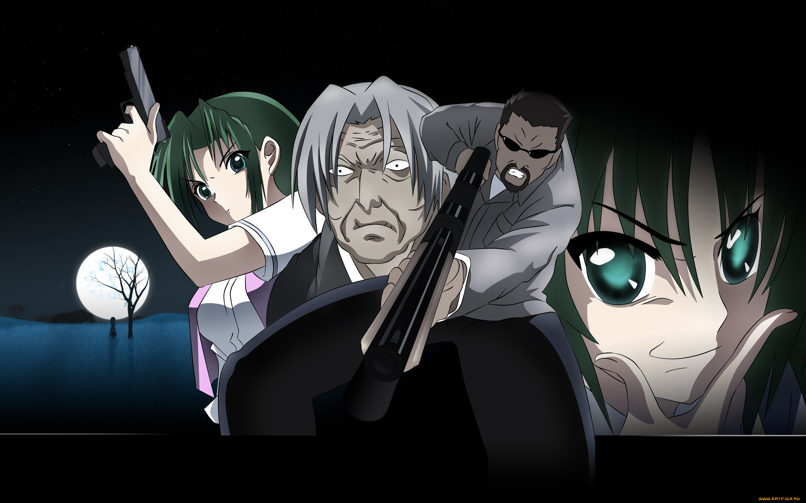 when, they, cry, аниме, higurashi, no, naku, koro, ni, персонажи