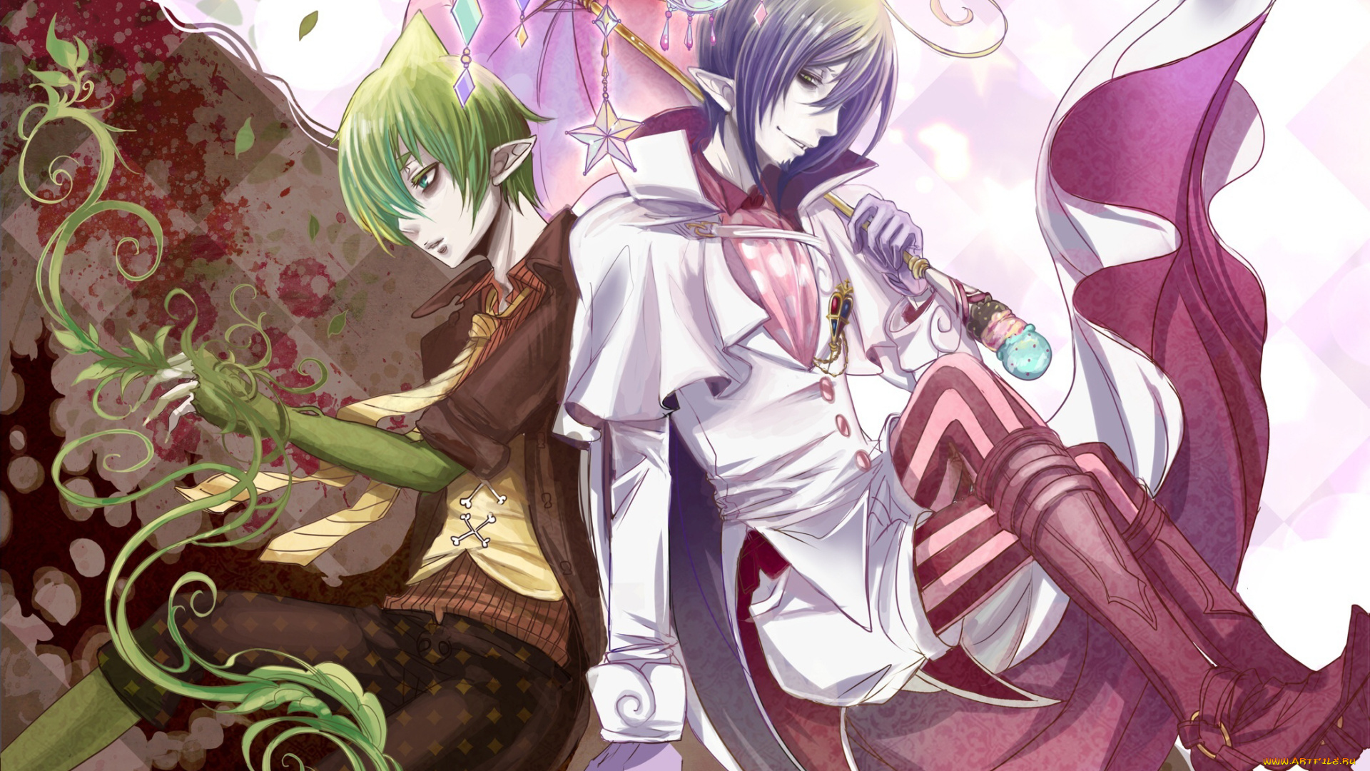 аниме, ao, no, exorcist, демоны