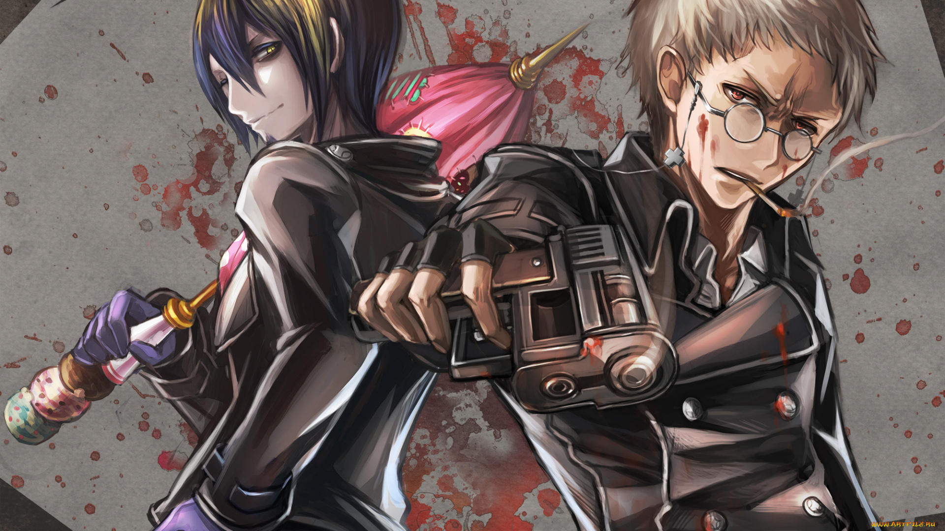 аниме, ao, no, exorcist, парни