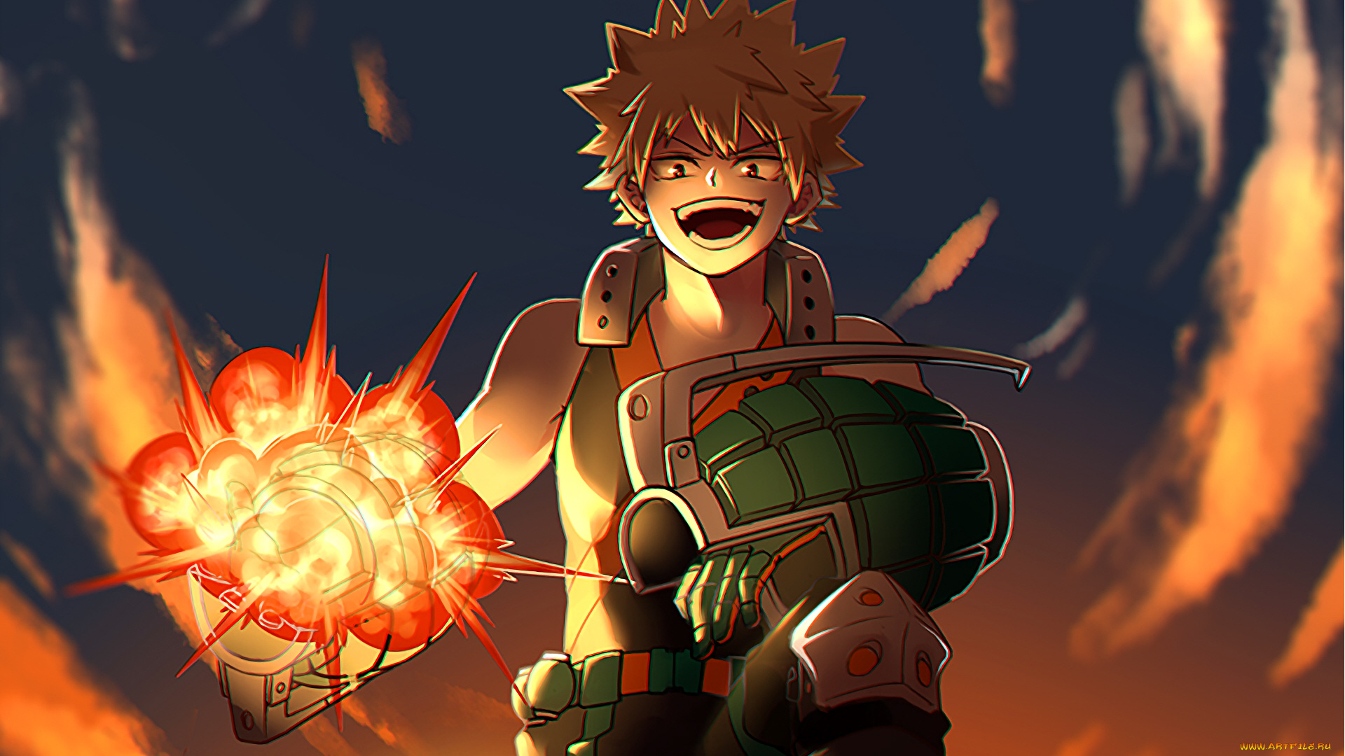 аниме, boku, no, hero, academia, моя, геройская, академия