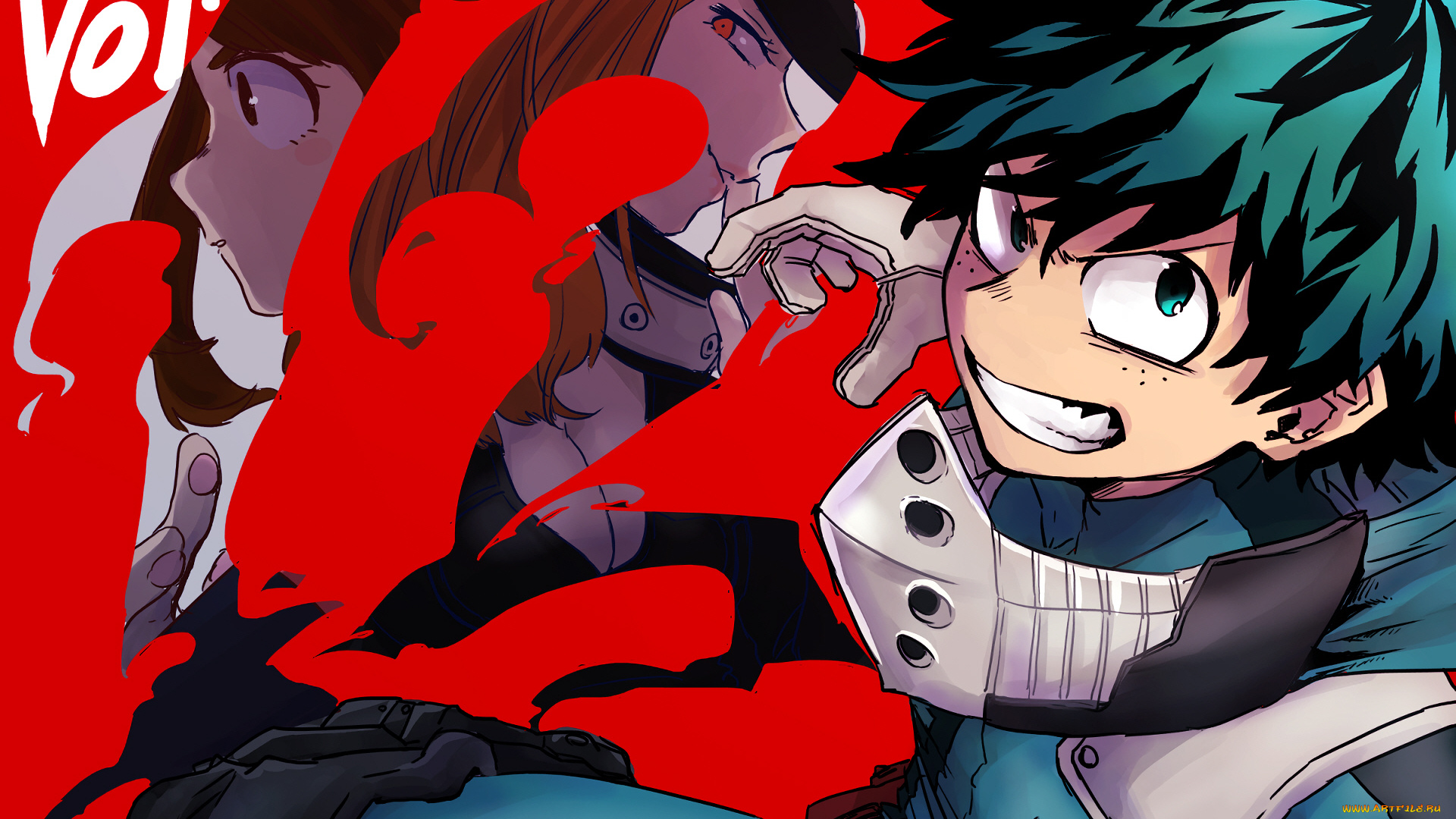 аниме, boku, no, hero, academia, моя, геройская, академия