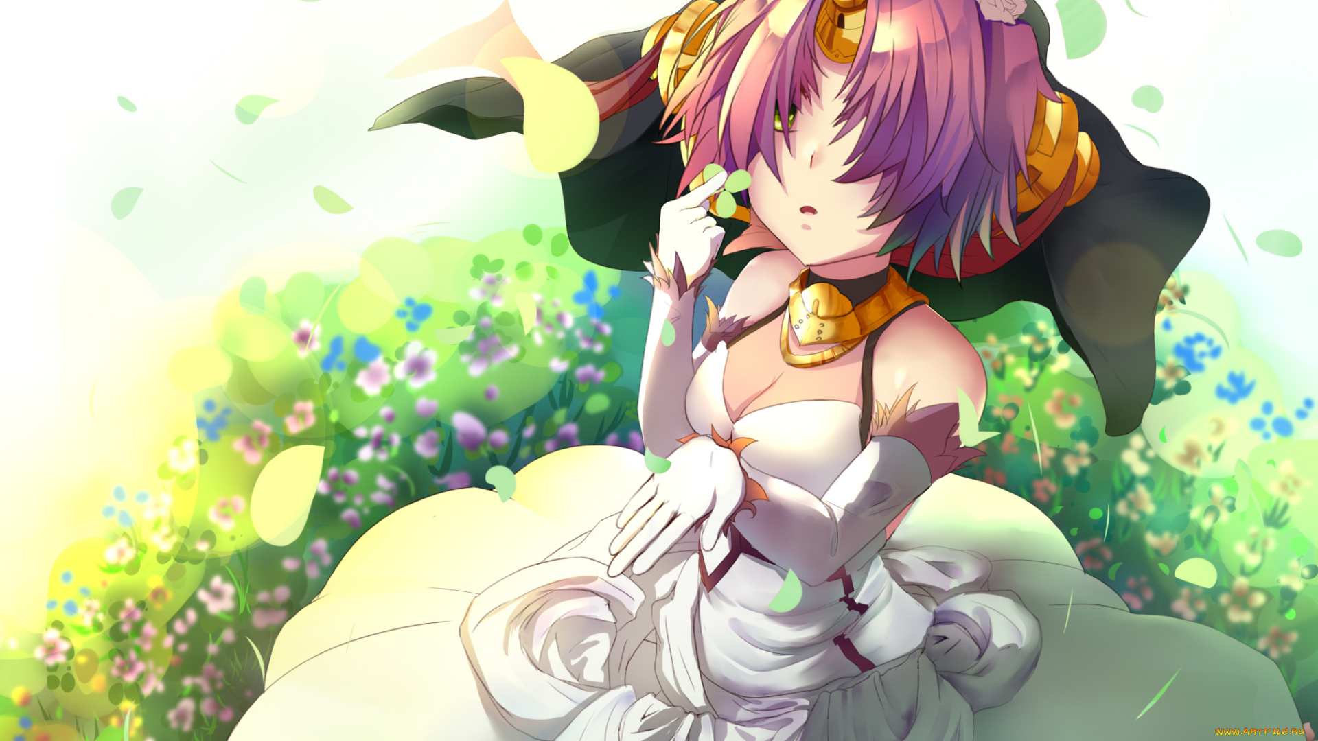 аниме, fate, stay, night, девочка