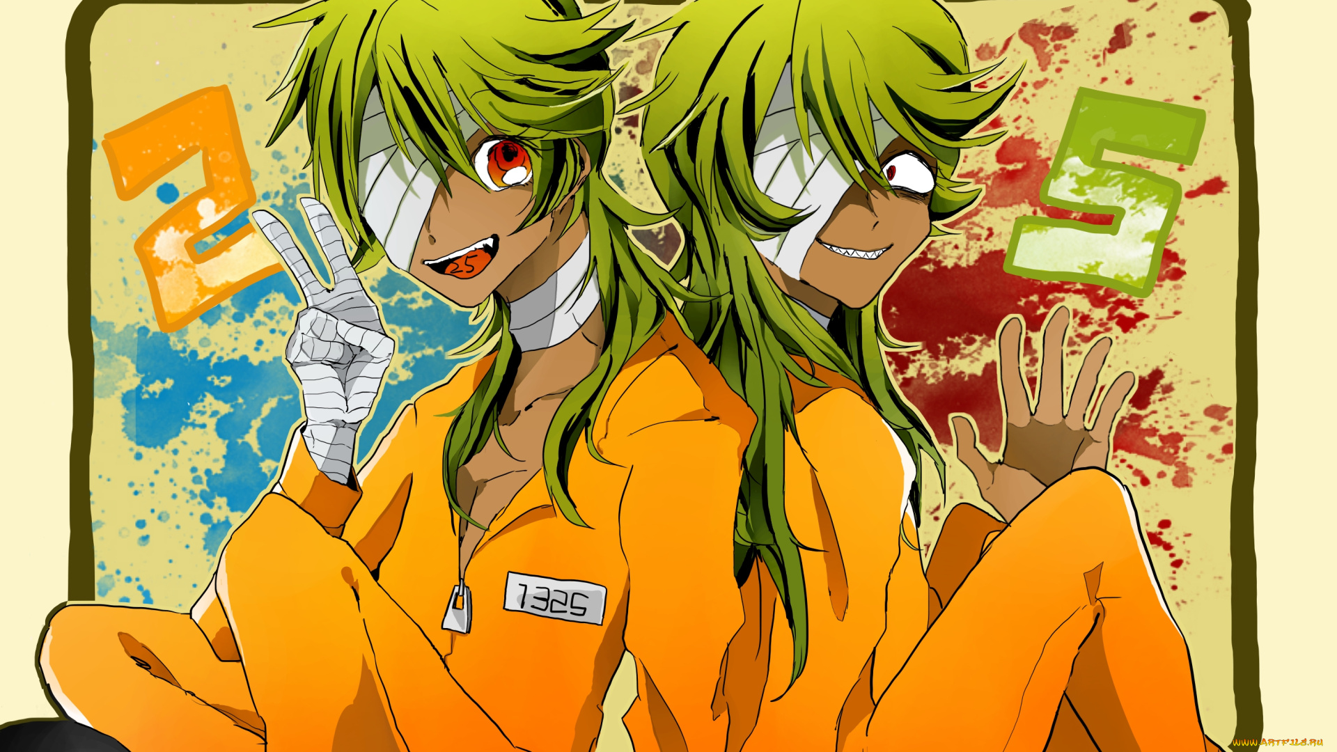 аниме, nanbaka, номернутые