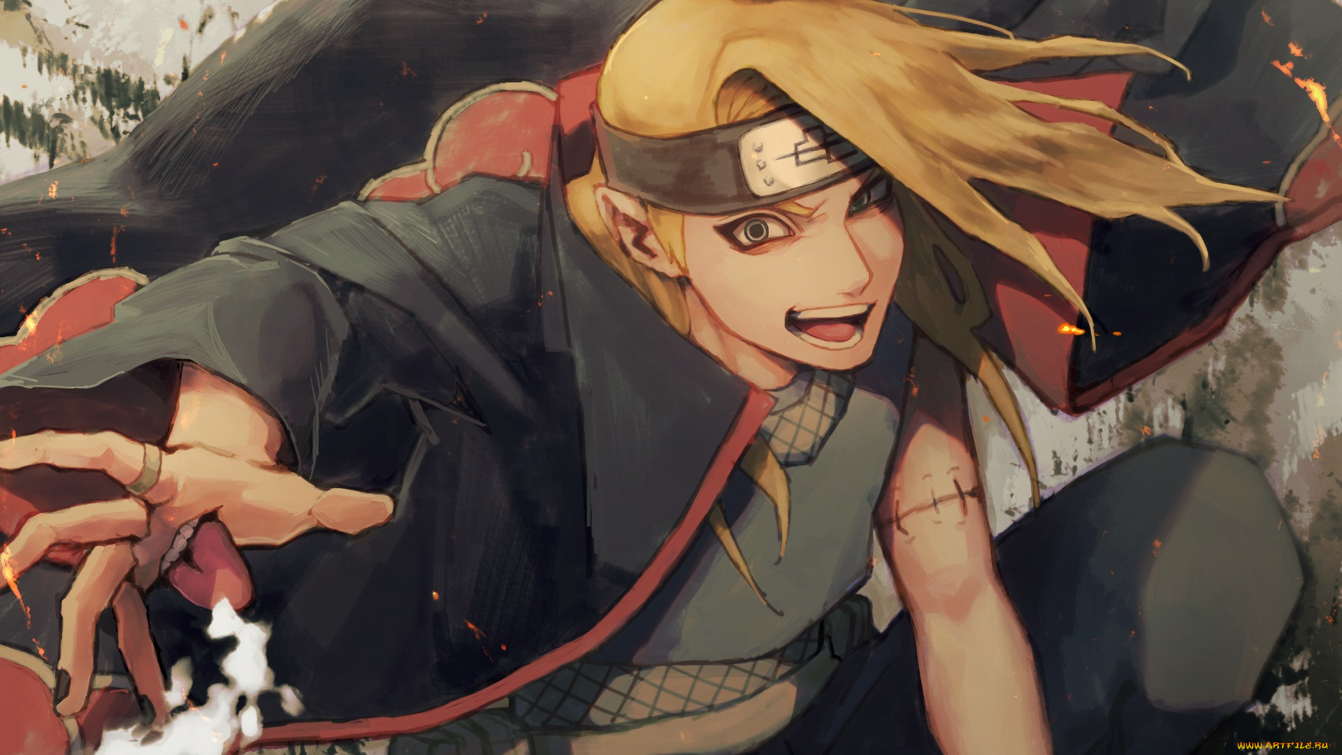 аниме, naruto, дейдара