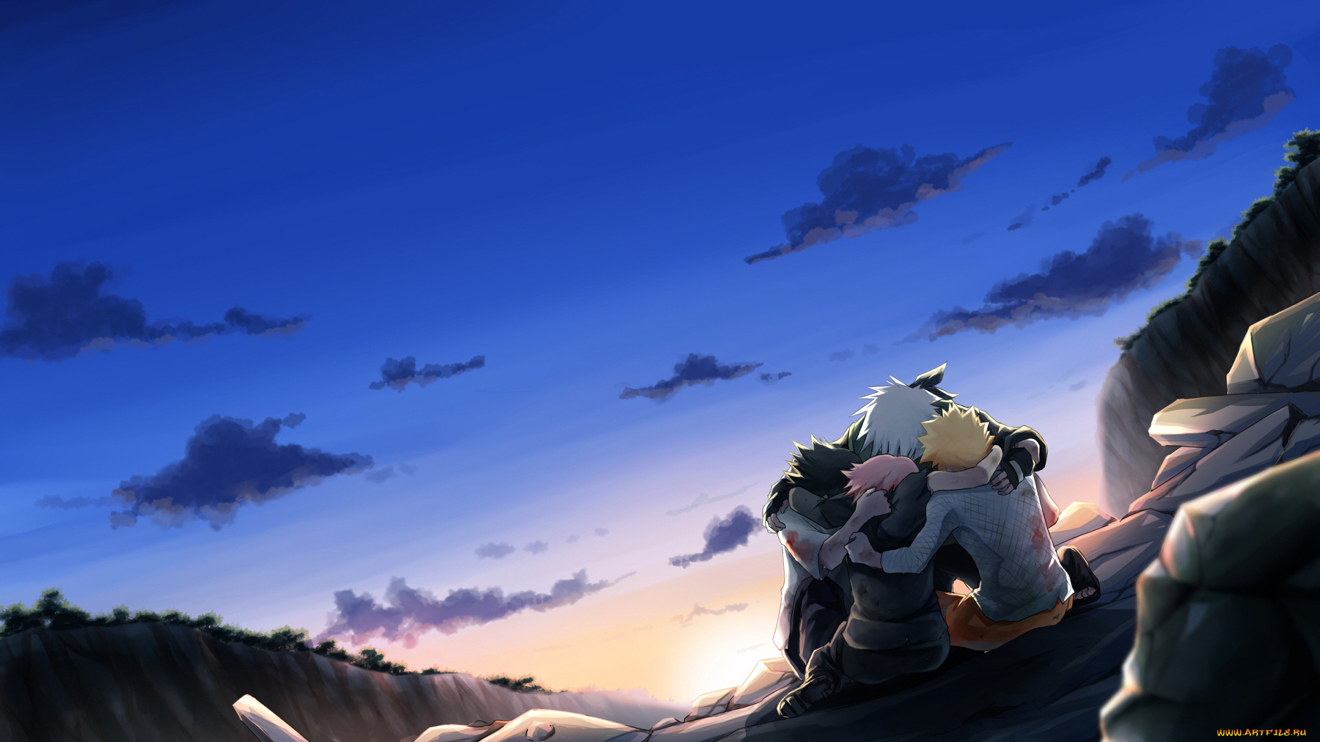 аниме, naruto, команда