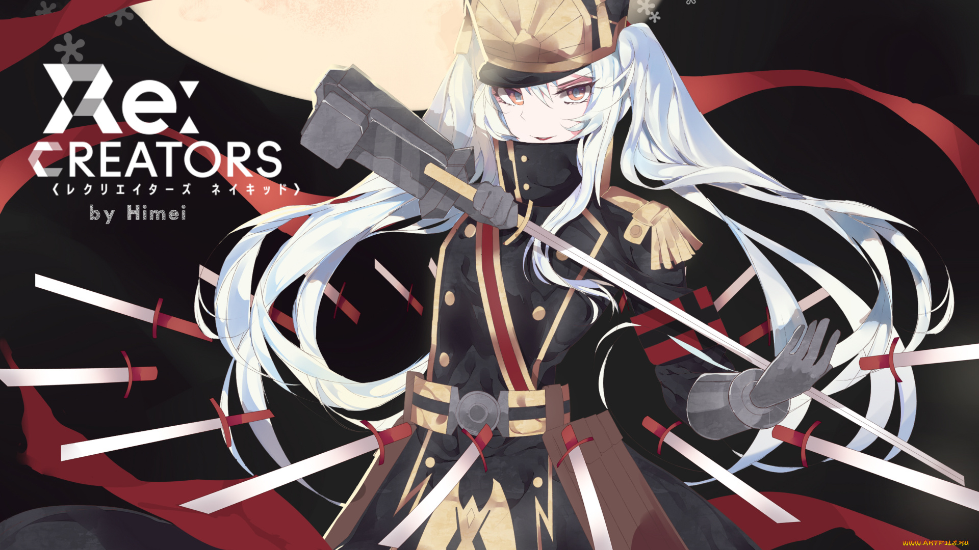 аниме, re, , creators, девушка