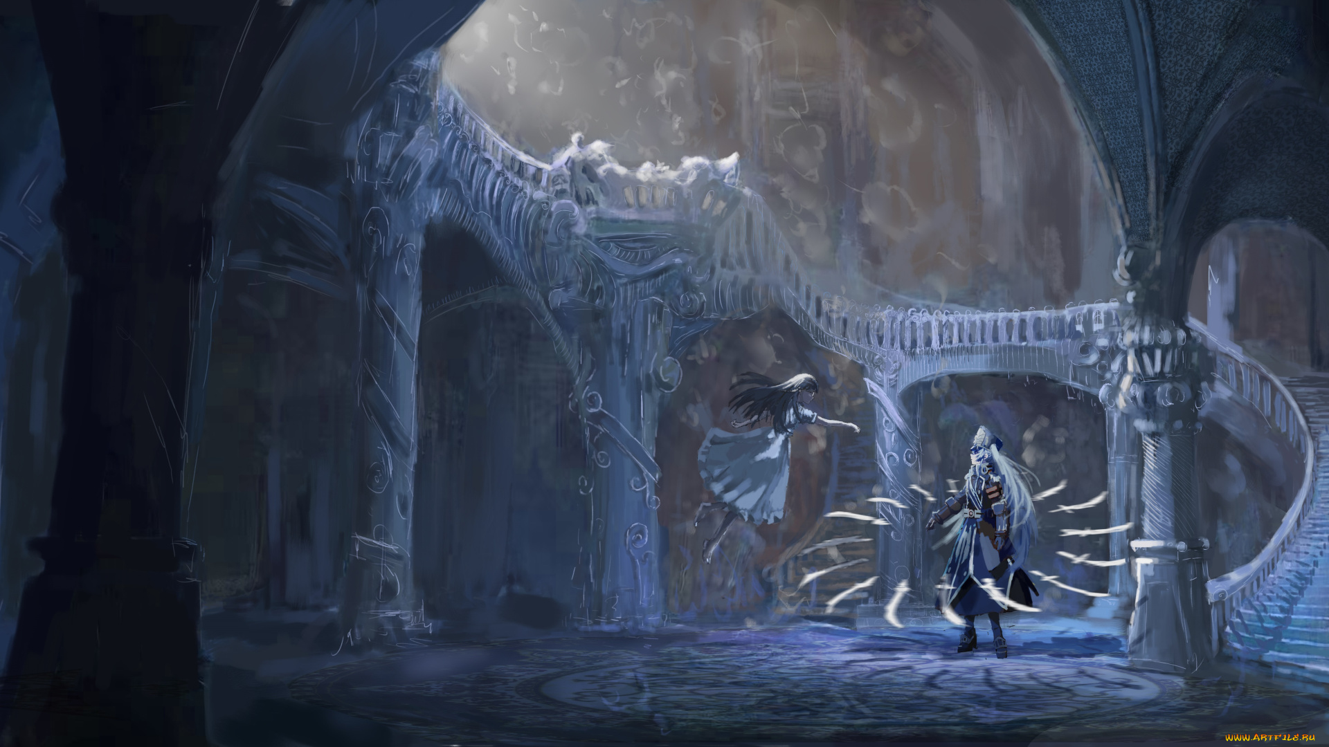 аниме, re, , creators, девушка