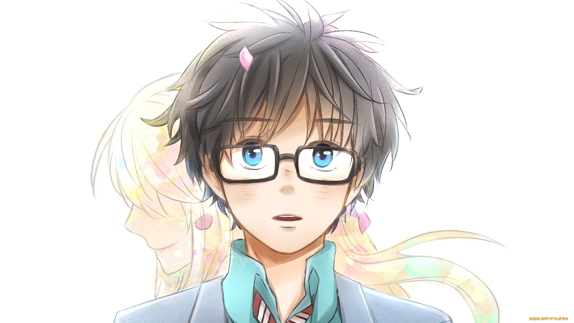 аниме, shigatsu, wa, kimi, no, uso, твоя, апрельская, ложь