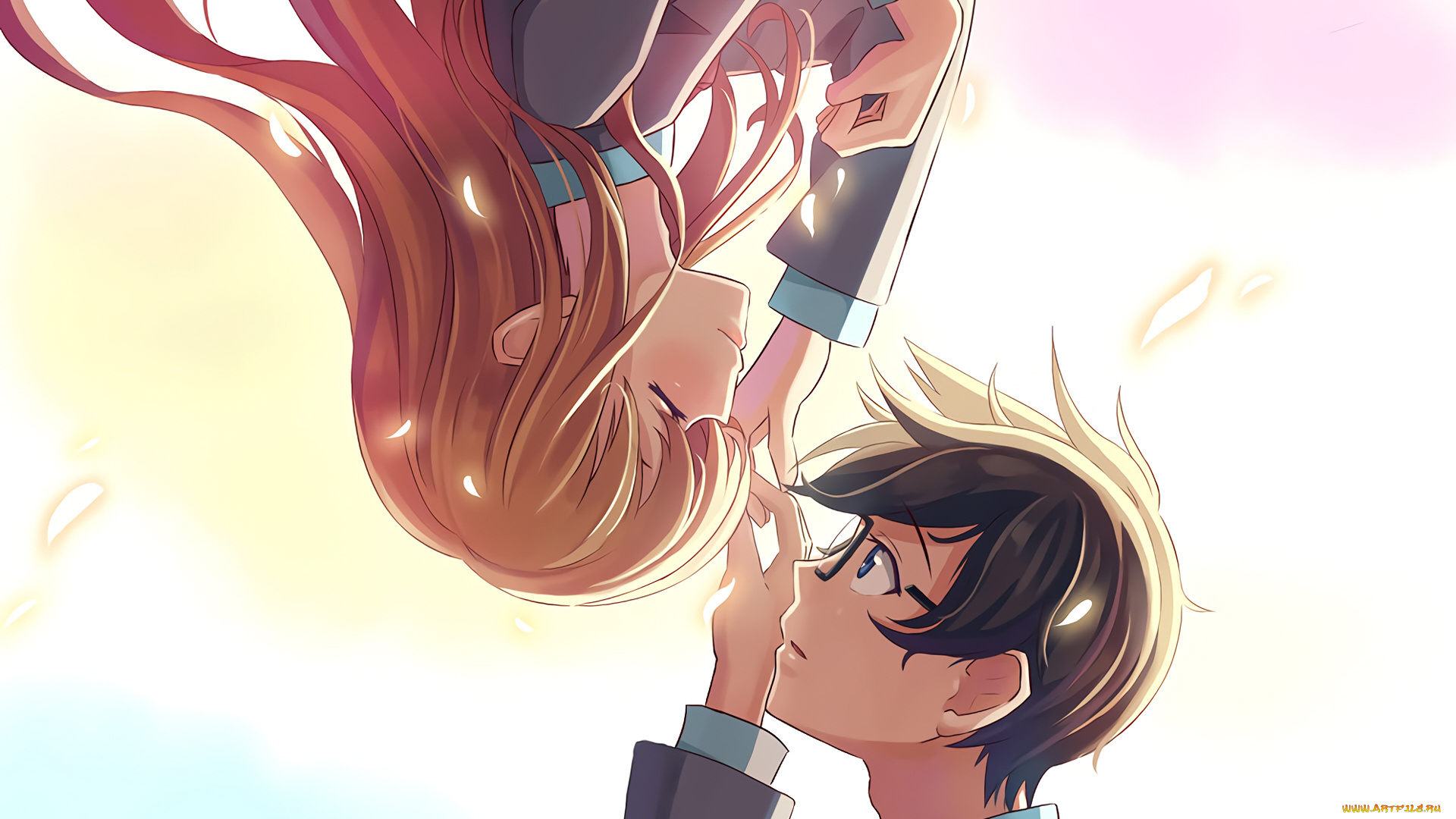 аниме, shigatsu, wa, kimi, no, uso, твоя, апрельская, ложь