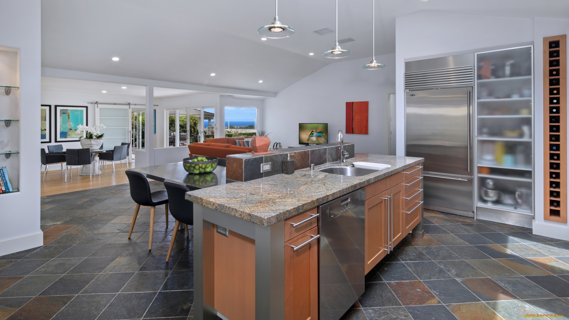 интерьер, кухня, уют, стиль, дизайн