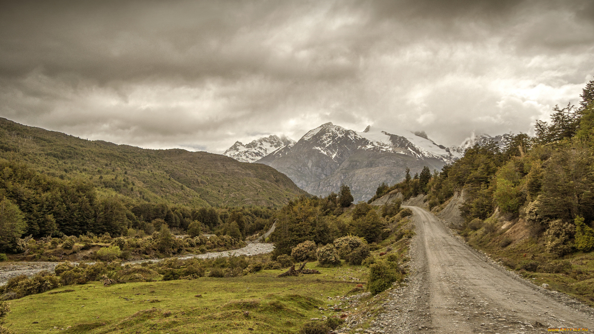 природа, дороги, тракт