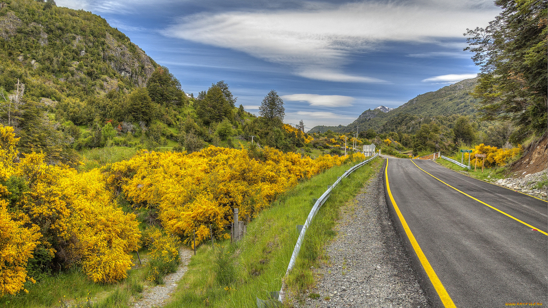 природа, дороги, тракт