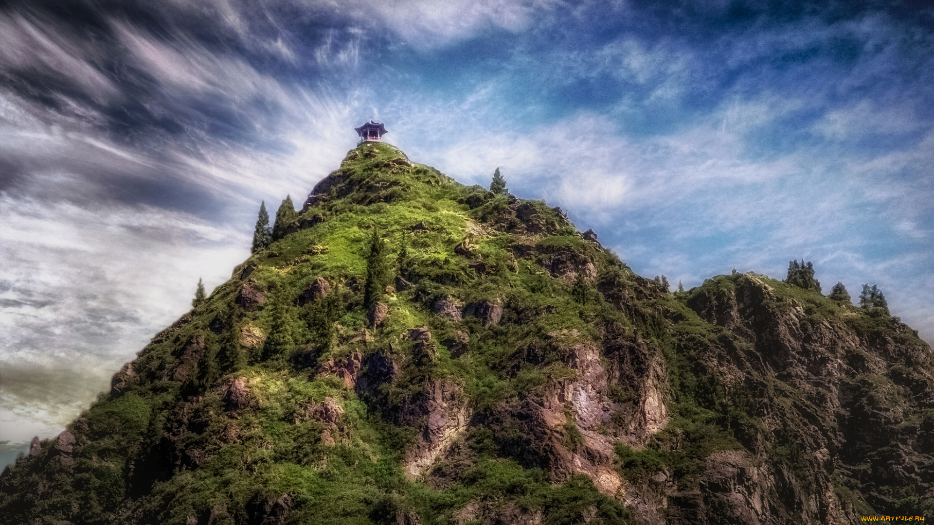 природа, горы, простор