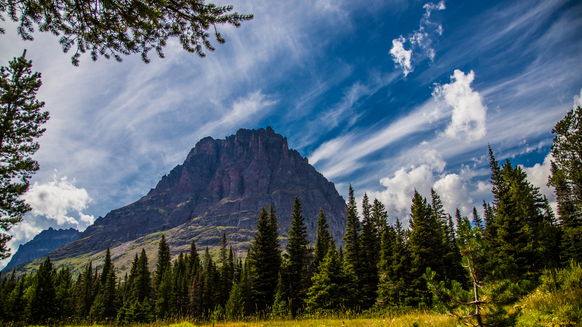 природа, горы, простор