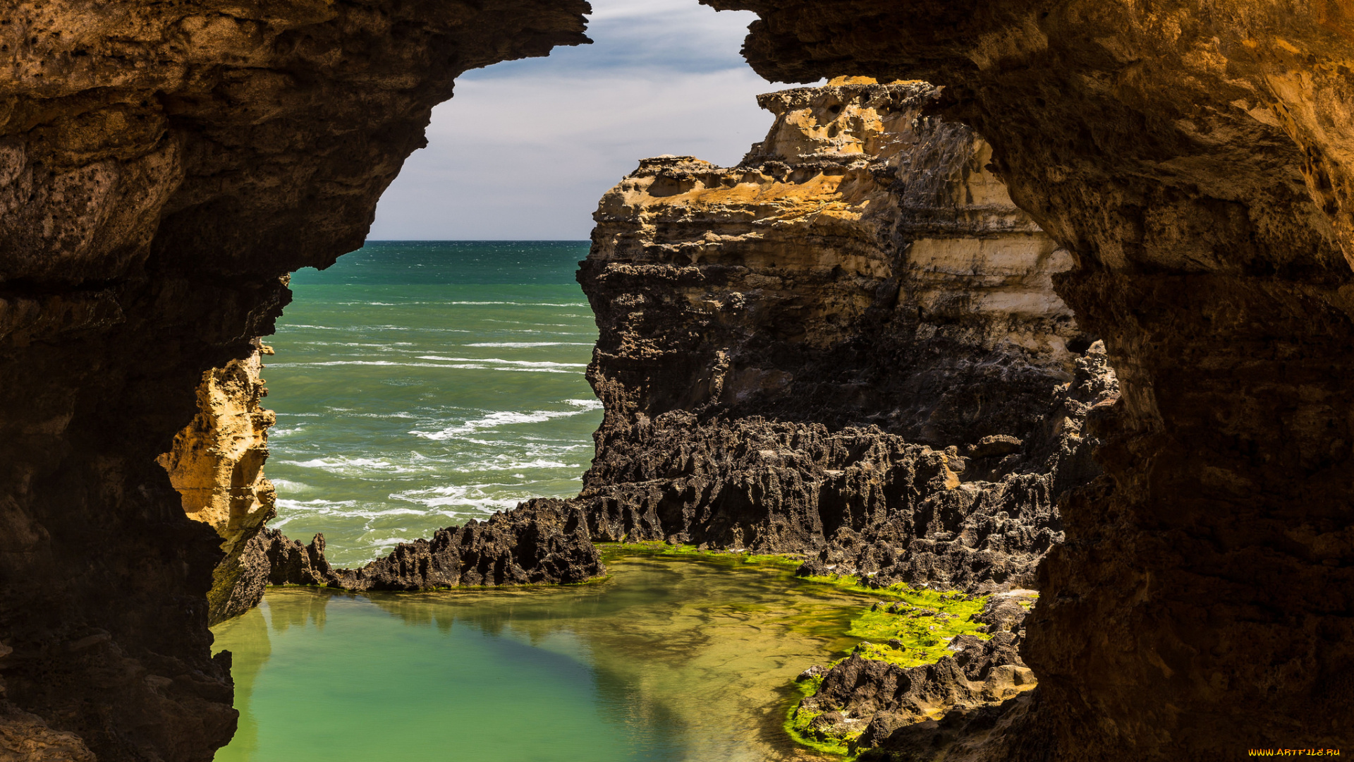 природа, побережье, берег, море