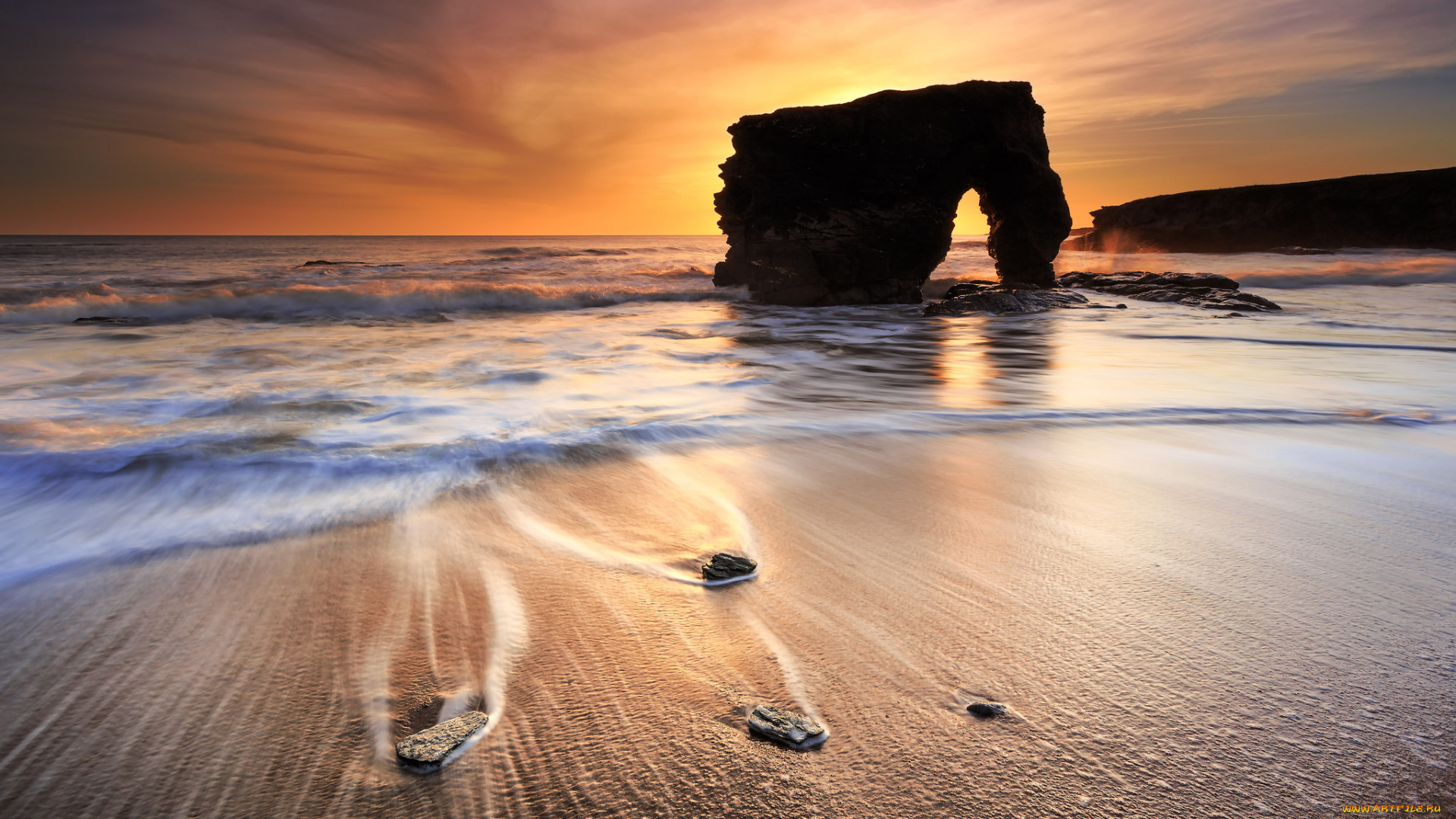 природа, побережье, берег, море