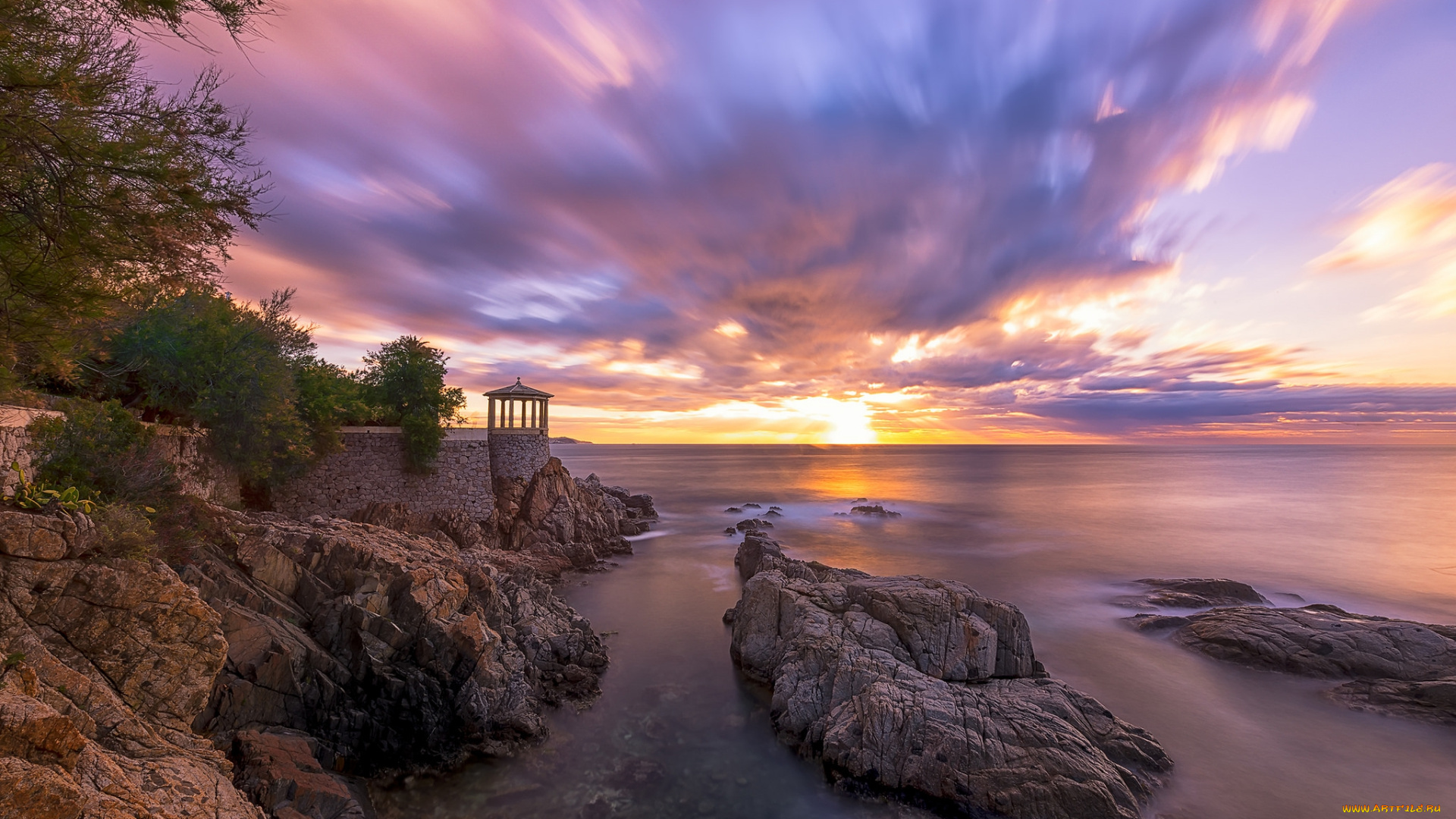 природа, побережье, берег, море