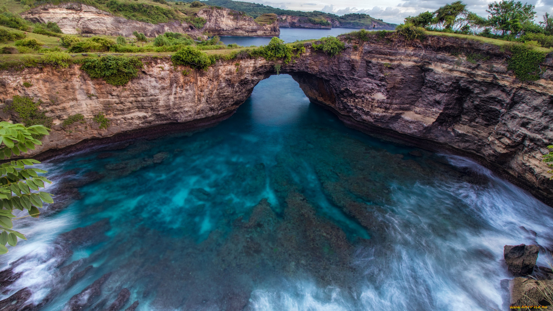 природа, побережье, берег, море