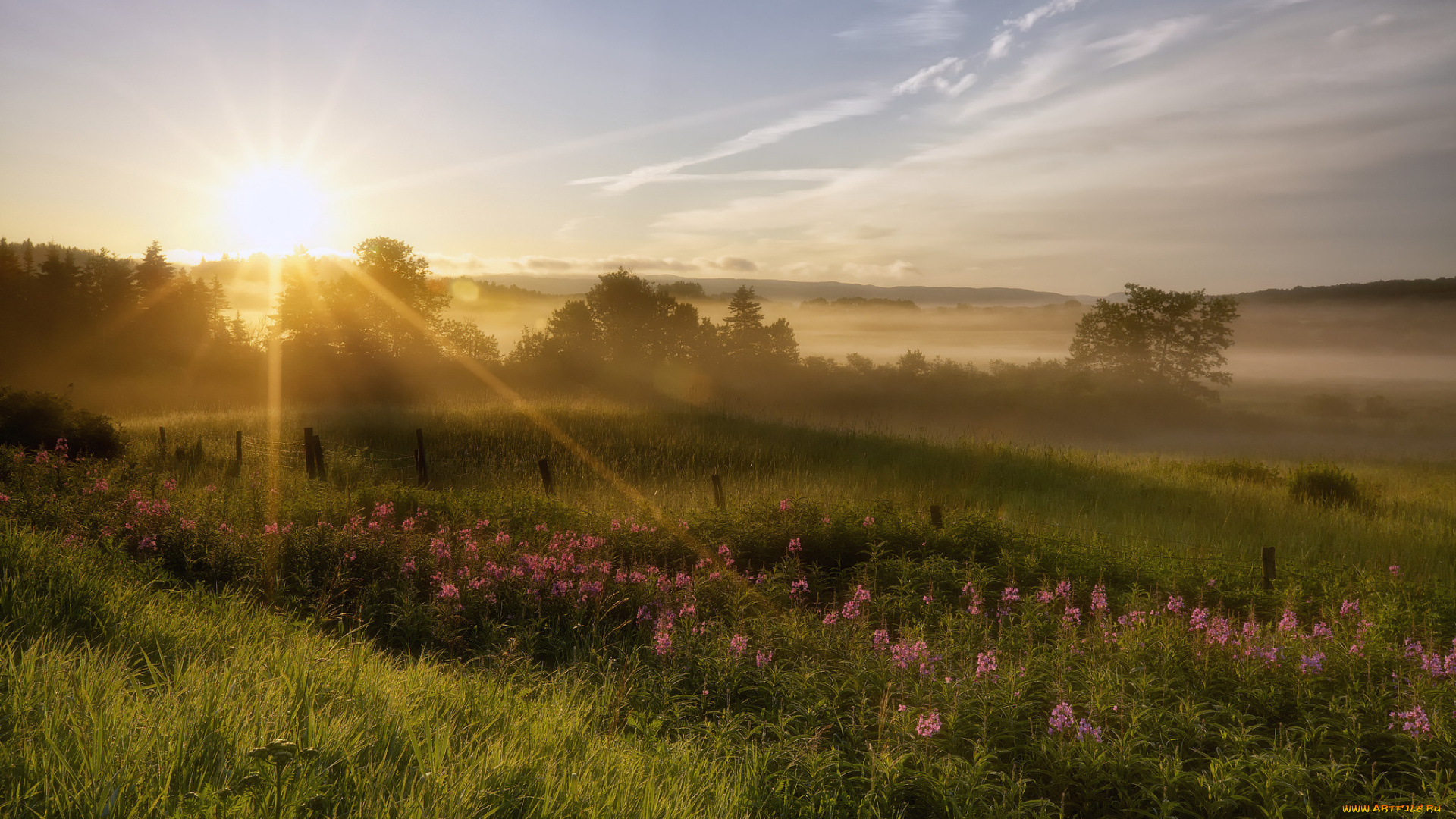 природа, восходы, закаты, рассвет
