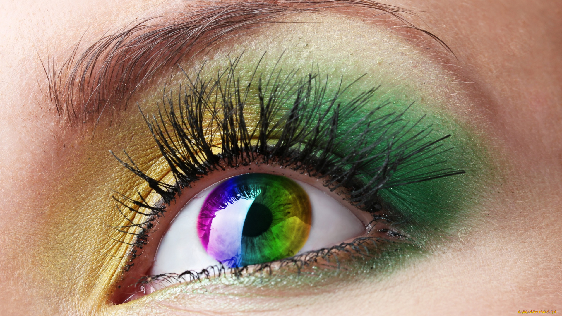 разное, глаза, глаз, макияж