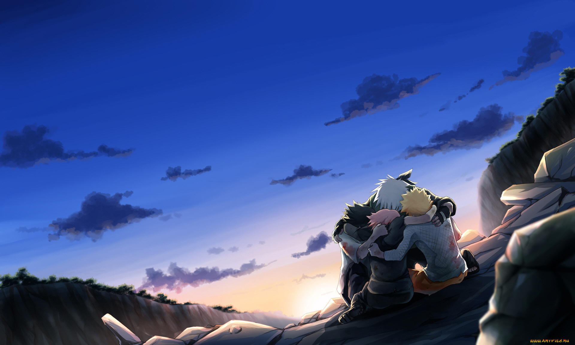 аниме, naruto, команда