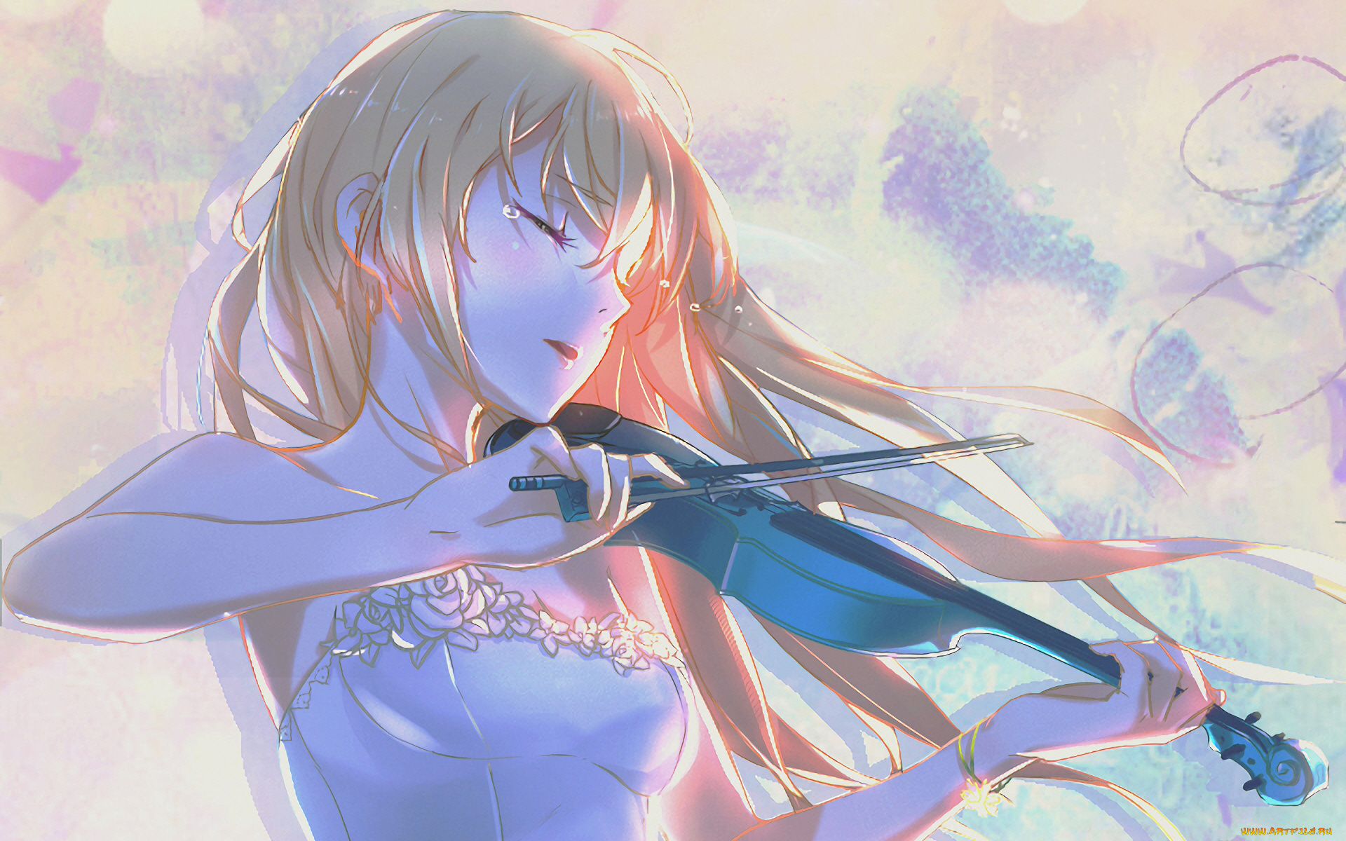 аниме, shigatsu, wa, kimi, no, uso, твоя, апрельская, ложь