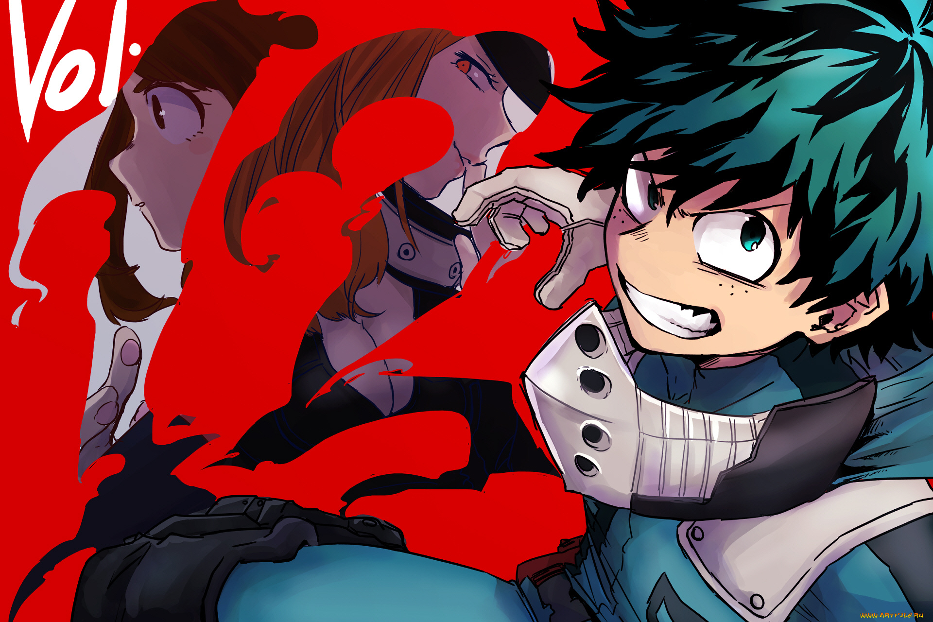 аниме, boku, no, hero, academia, моя, геройская, академия