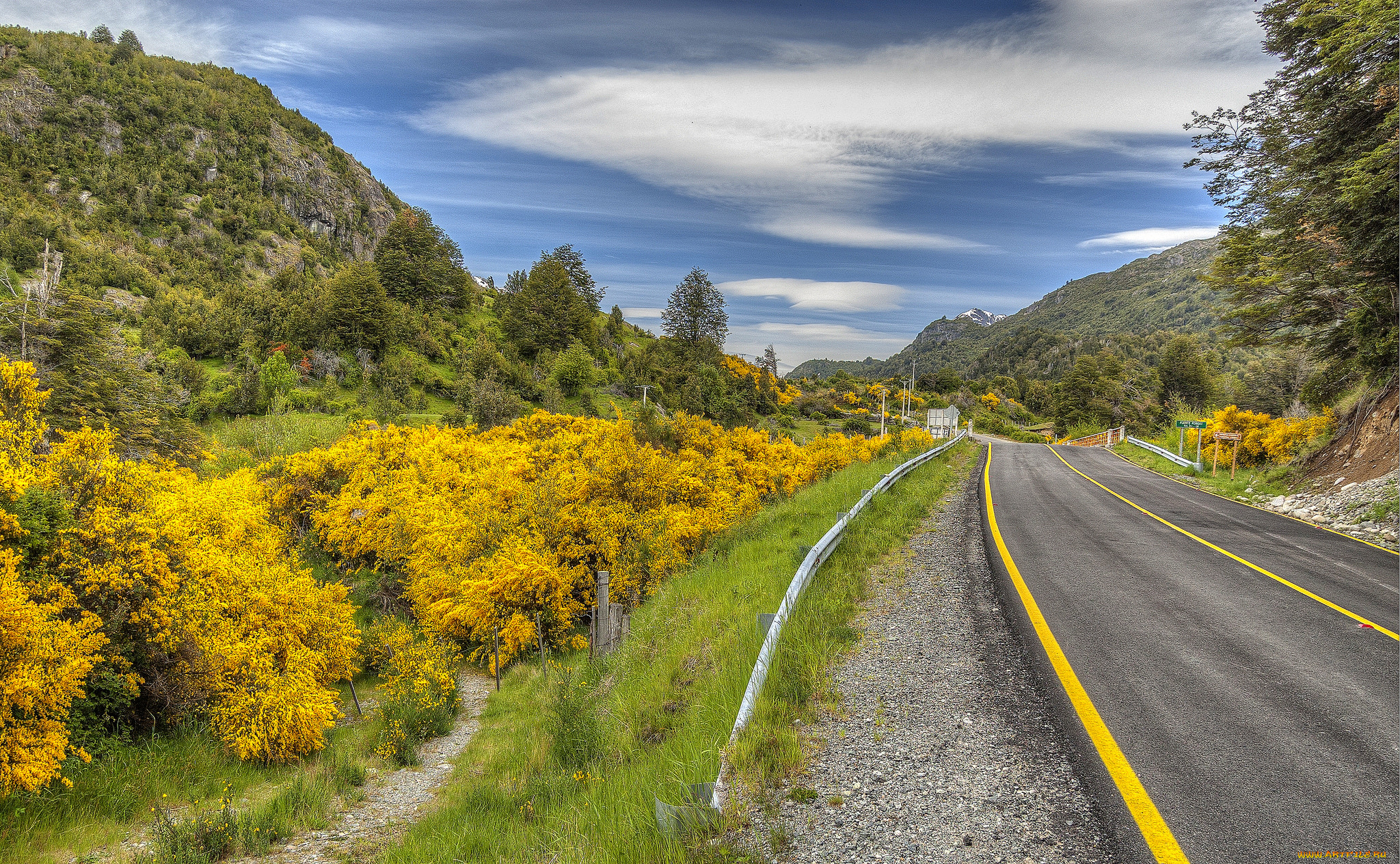 природа, дороги, тракт