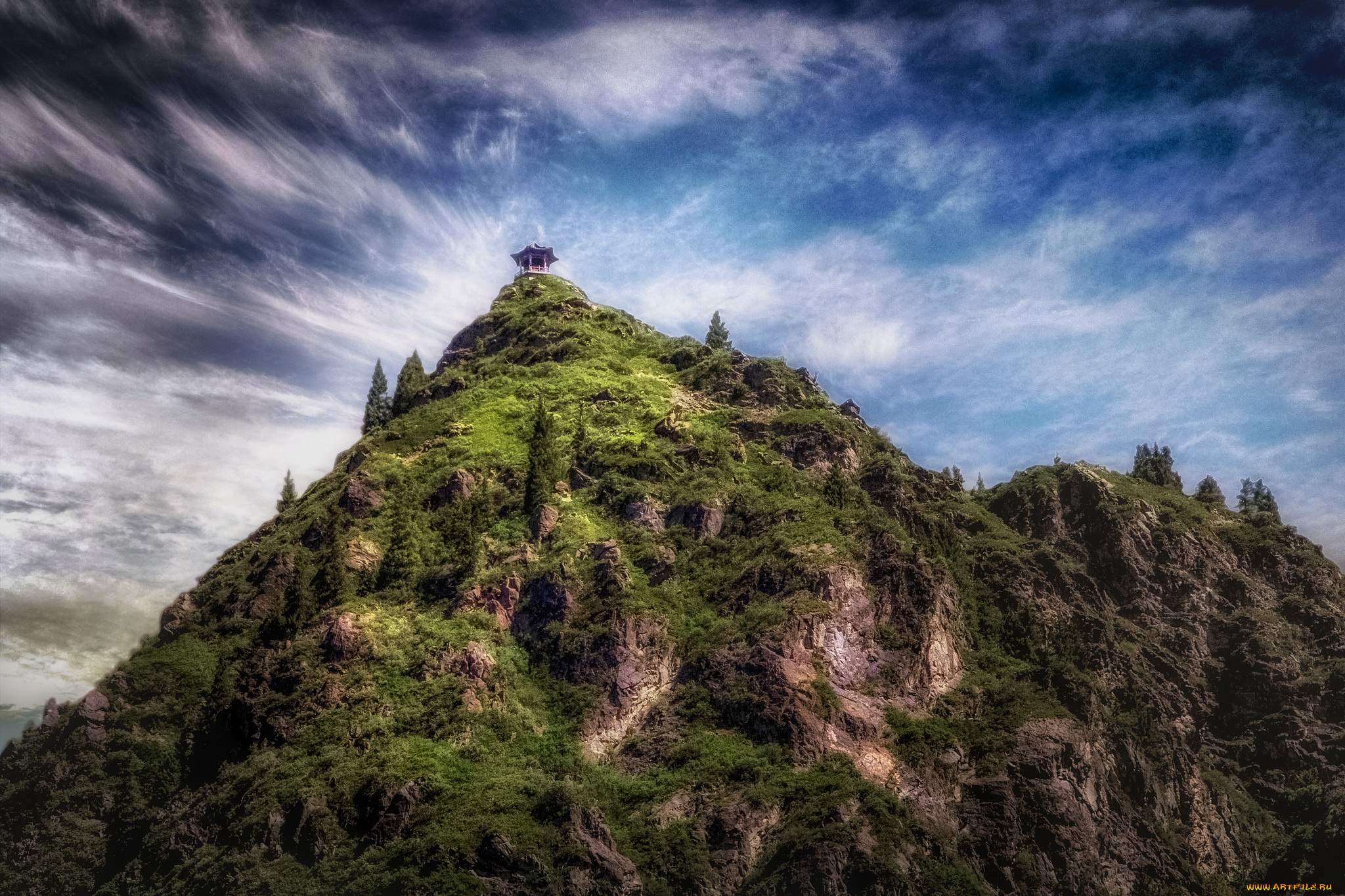 природа, горы, простор