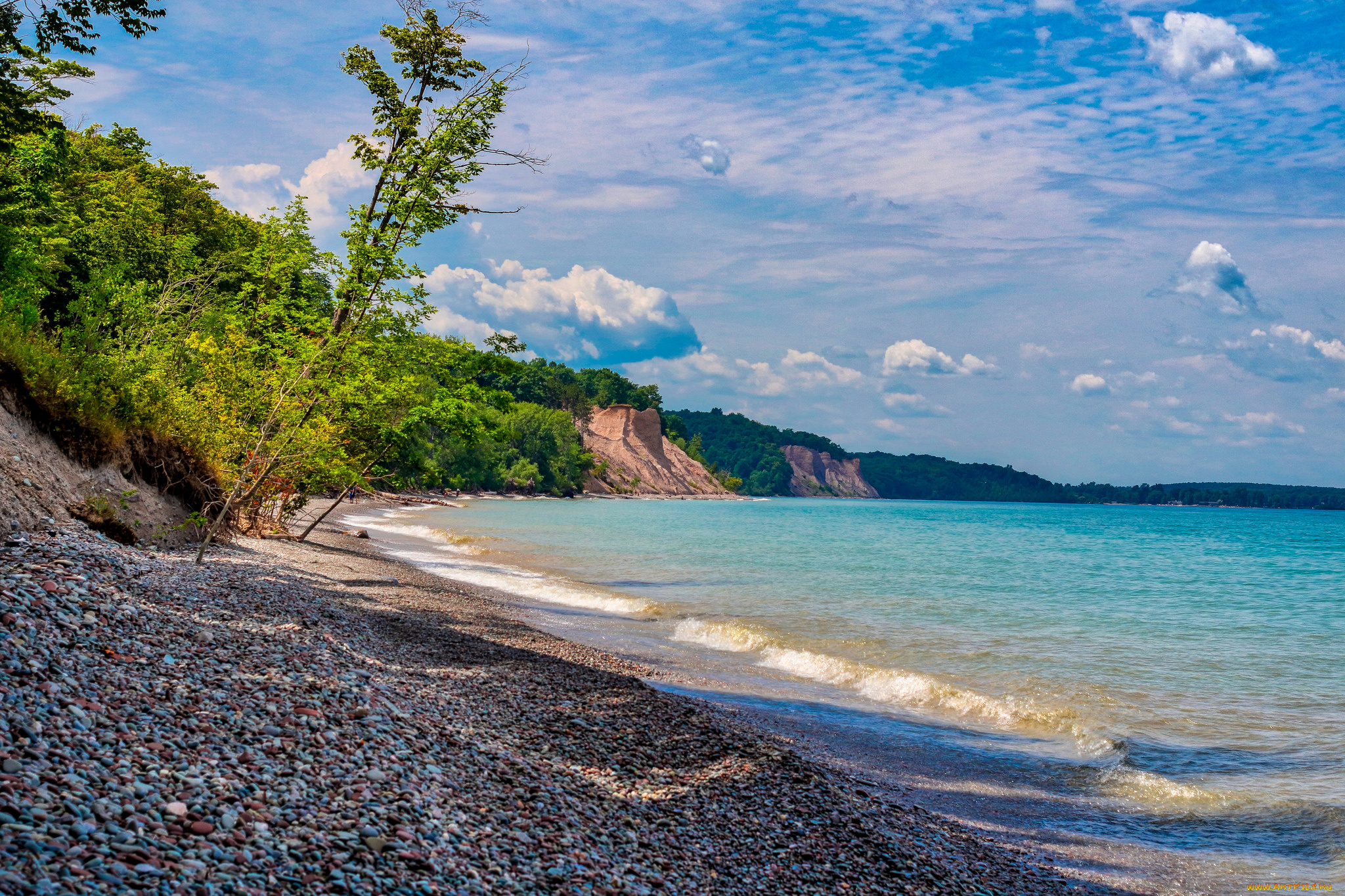 природа, побережье, берег, море