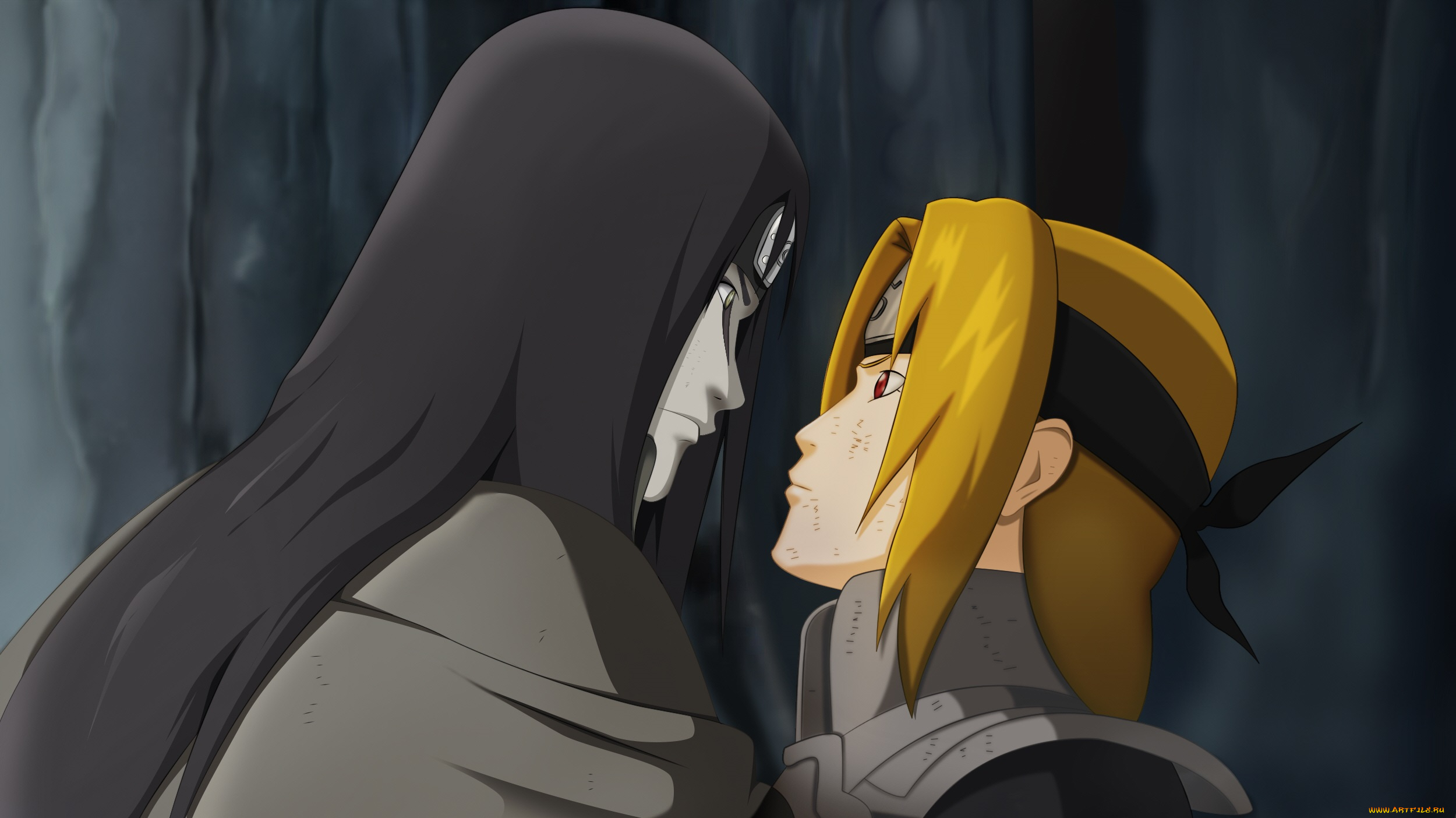 аниме, naruto, двое