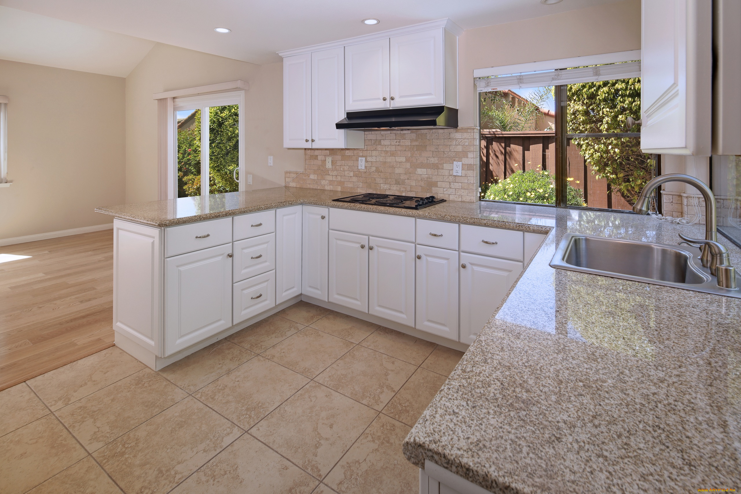 интерьер, кухня, стол, стиль, стулья