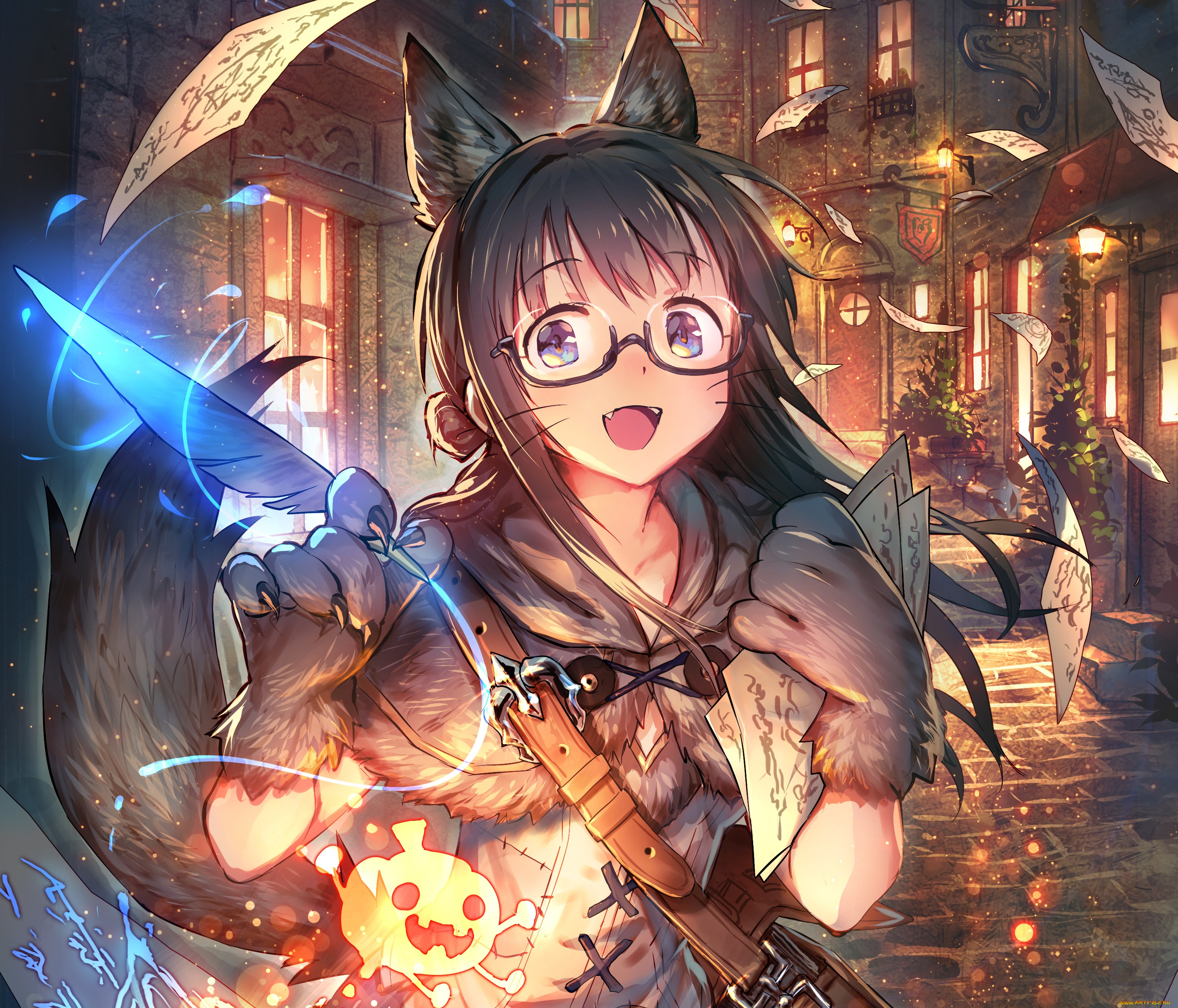 аниме, shingeki, no, bahamut, shingeki, no, bahamut