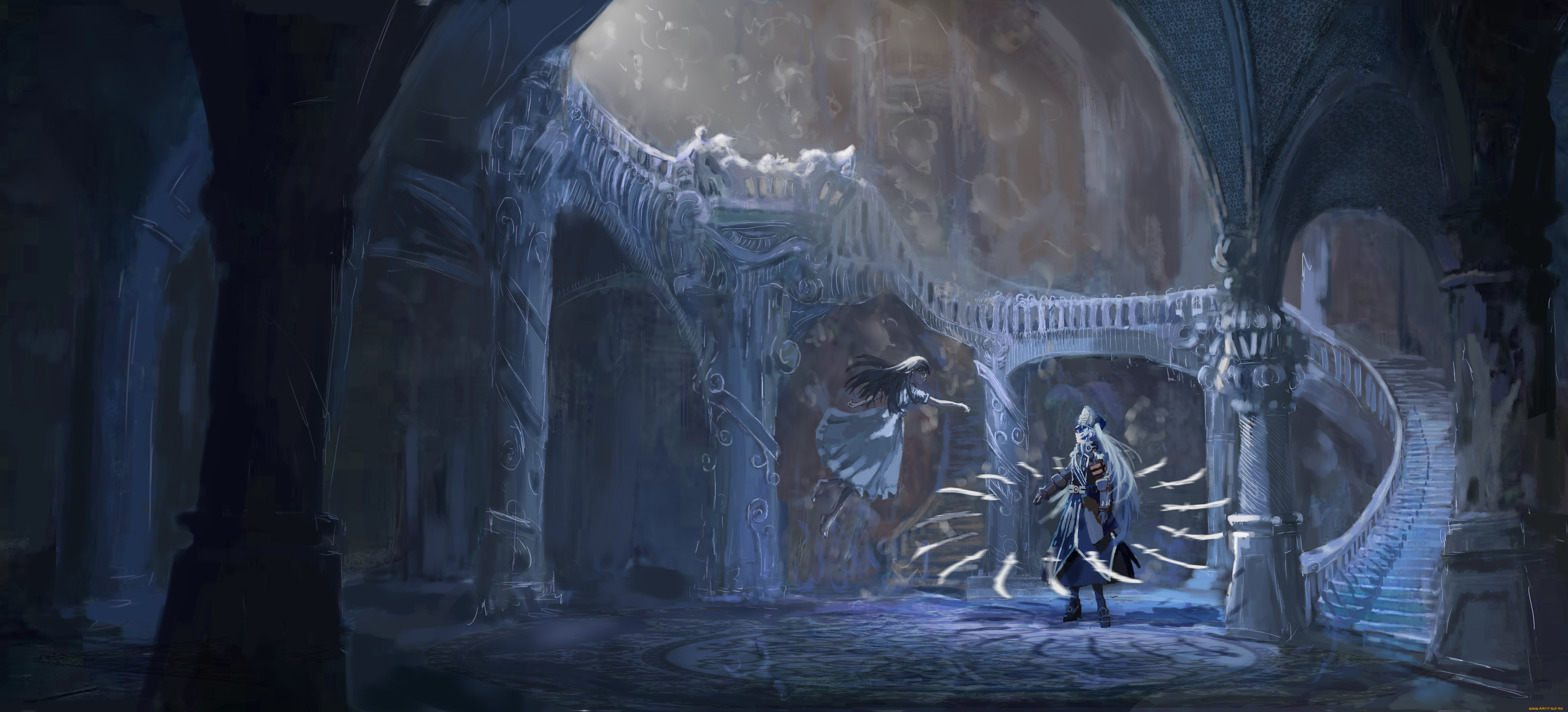 аниме, re, , creators, девушка