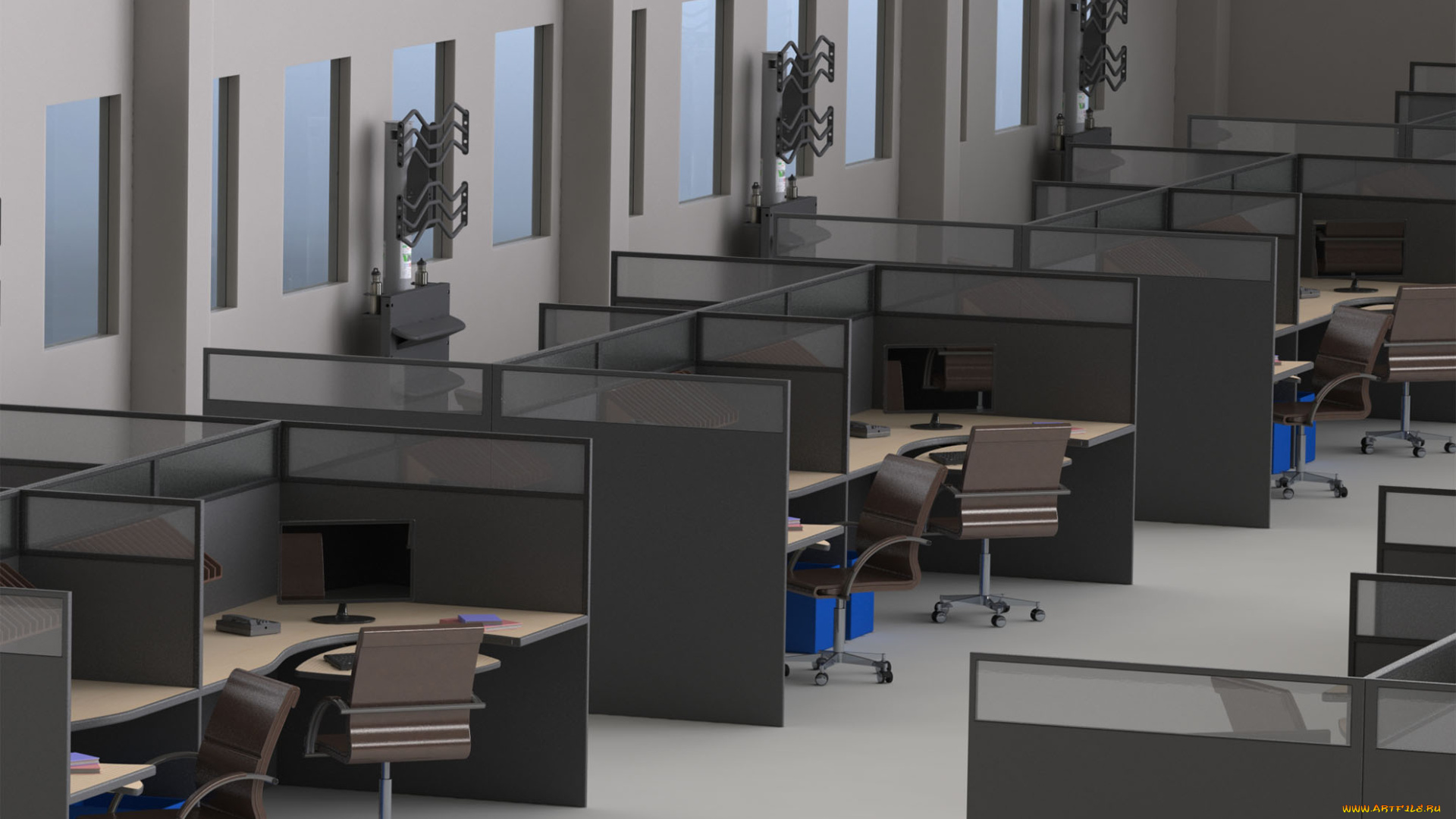 3д, графика, реализм, , realism, офис