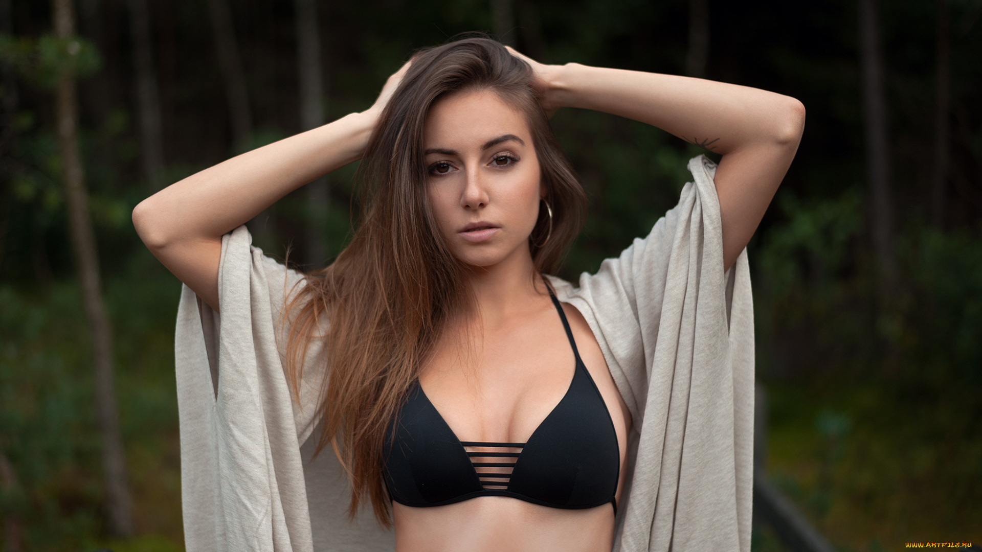 девушка, девушки, -unsort, , брюнетки, темноволосые, модель