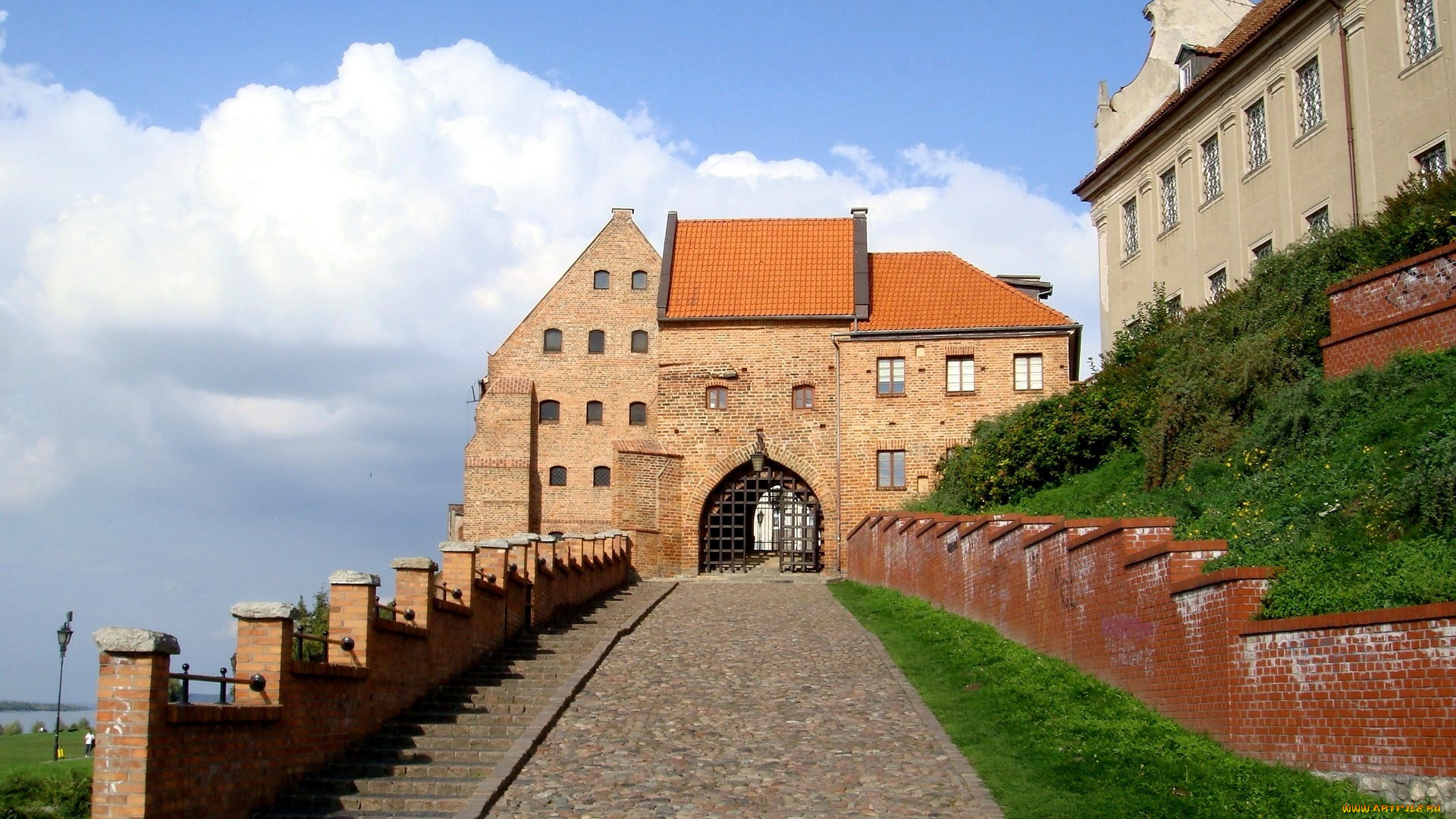 grudziadz, castle, города, замки, польши, grudziadz, castle