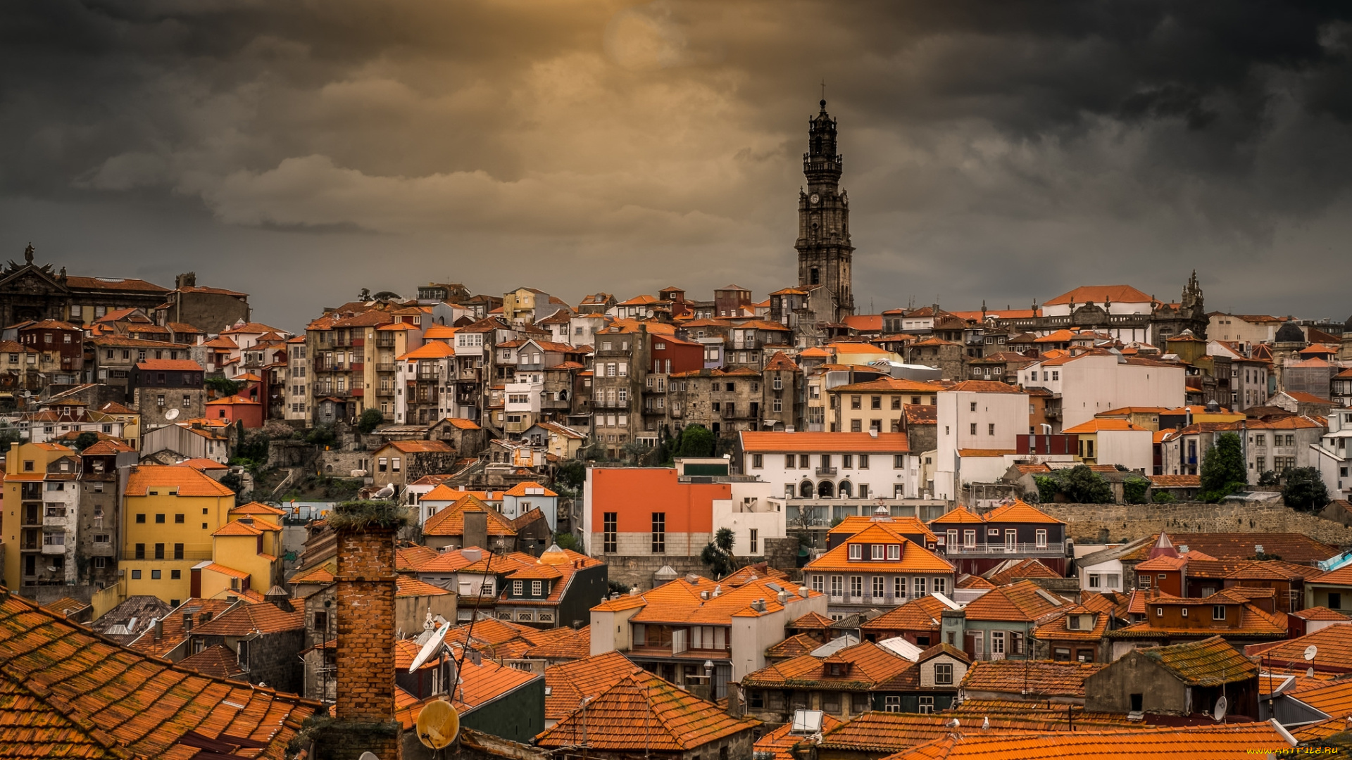 porto, города, порту, , португалия, простор