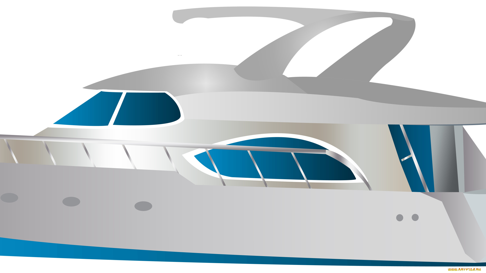 векторная, графика, техника, , equipment, яхта