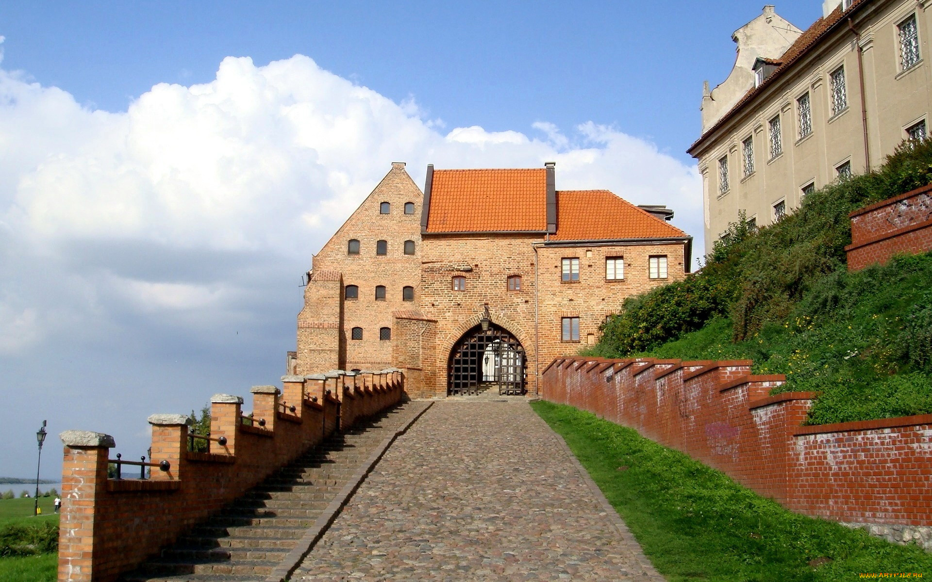 grudziadz, castle, города, замки, польши, grudziadz, castle