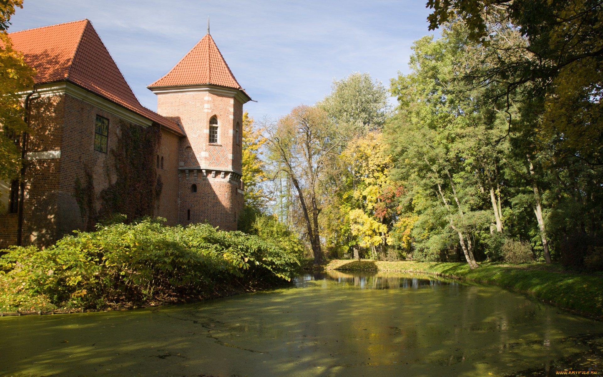 oporow, castle, города, замки, польши, oporow, castle