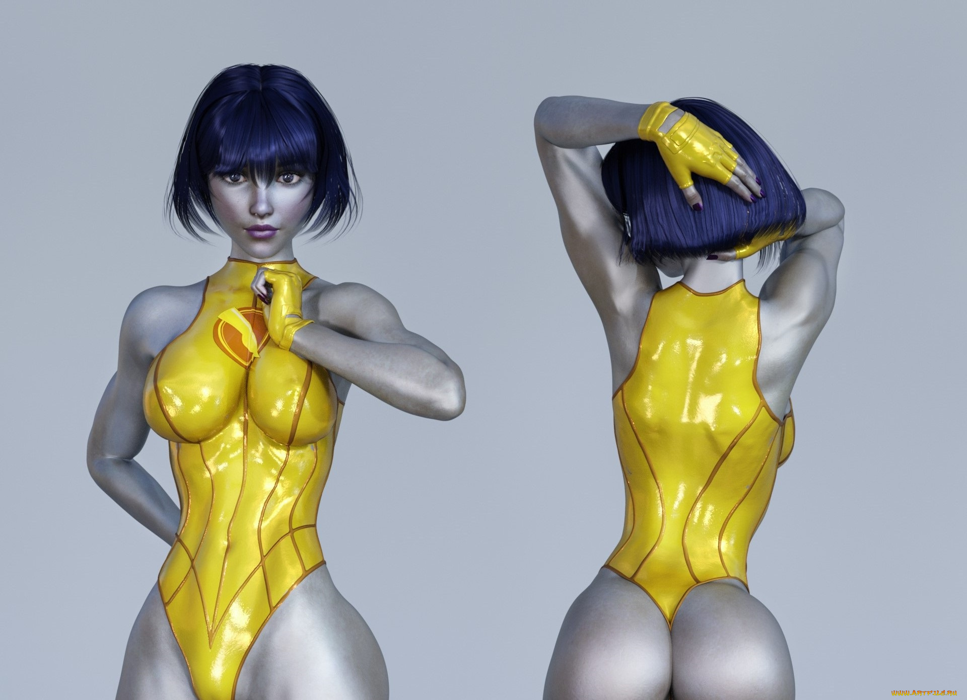 3д, графика, люди, , people, девушка, взгляд, фон